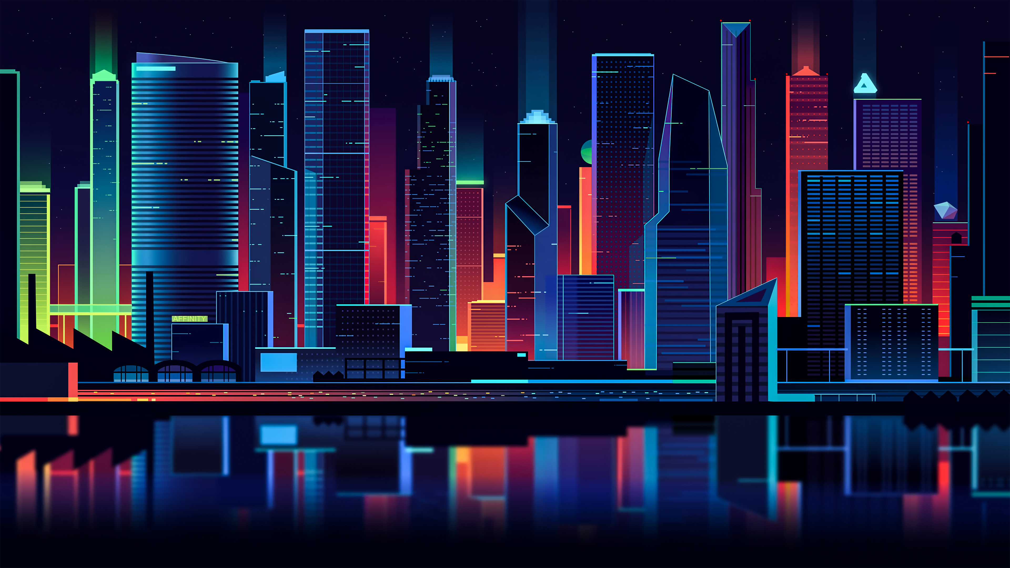 Affinity Skyline 4k, HD Artist, 4k Wallpaper, Image, Background, Photo and Picture