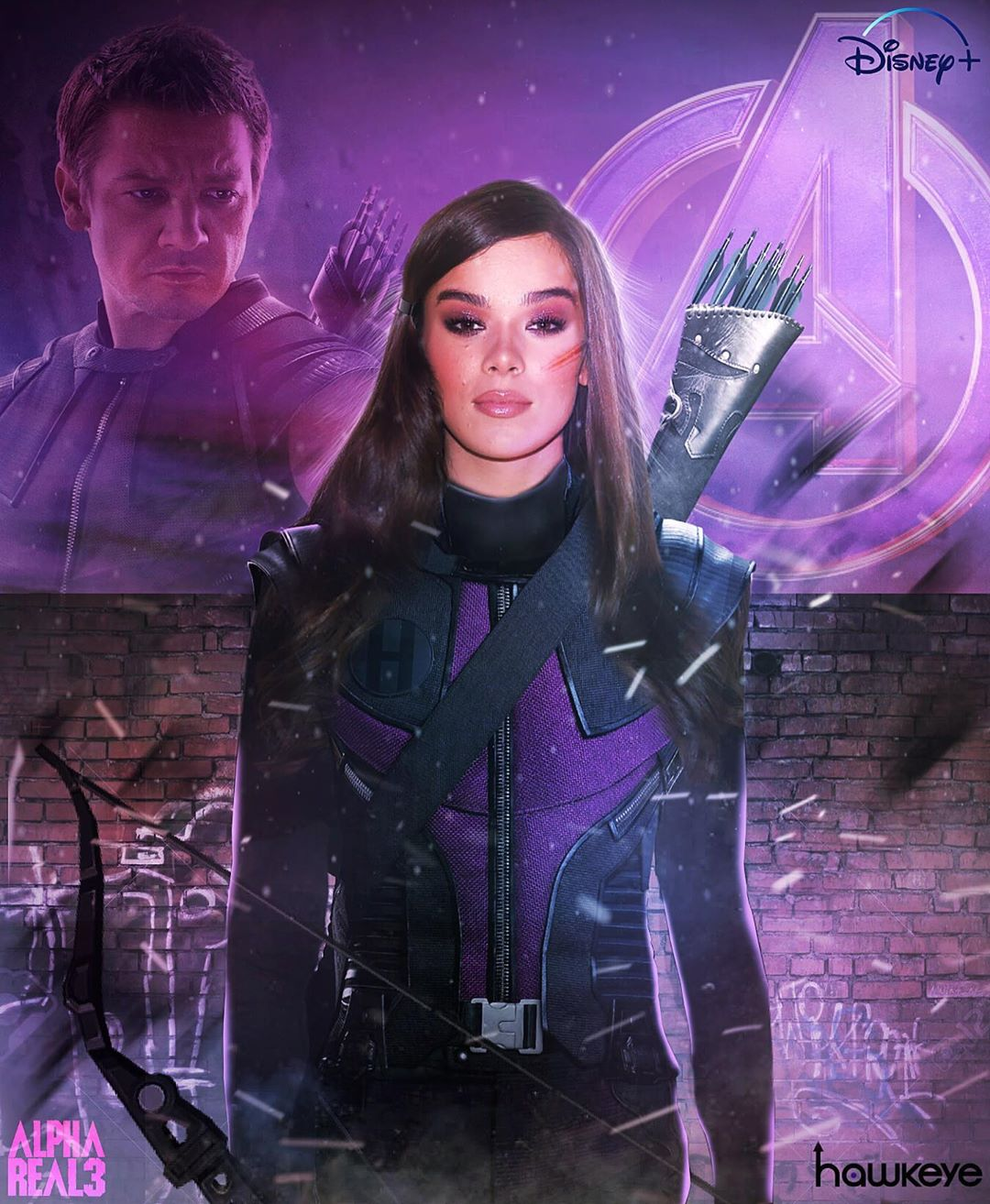 Hailee Steinfeld as Kate Bishop by alphareal3. Kate bishop hawkeye, Kate bishop, Hailee steinfeld
