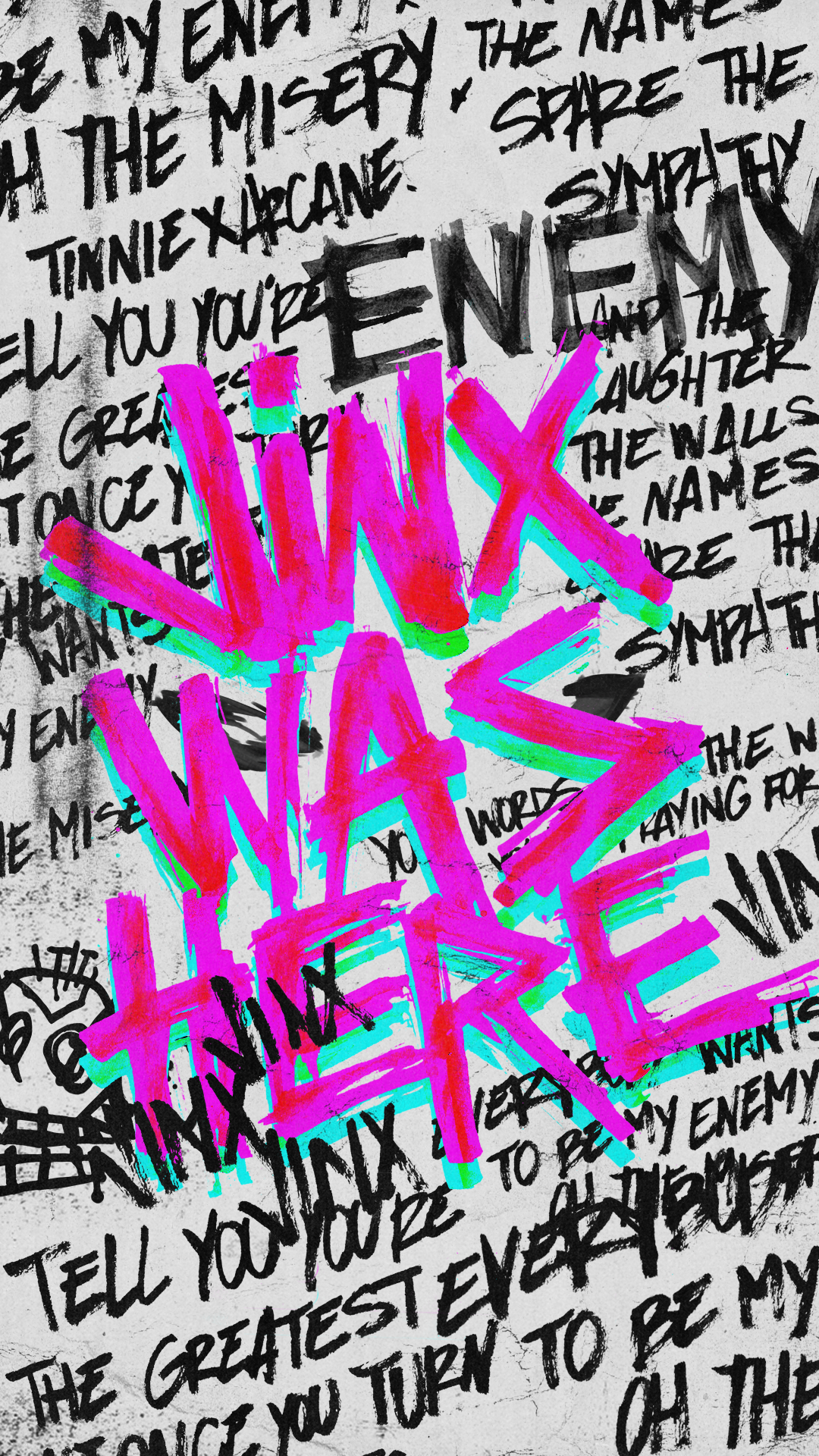 Made Phone Wallpaper Inspired In Arcane Jinx