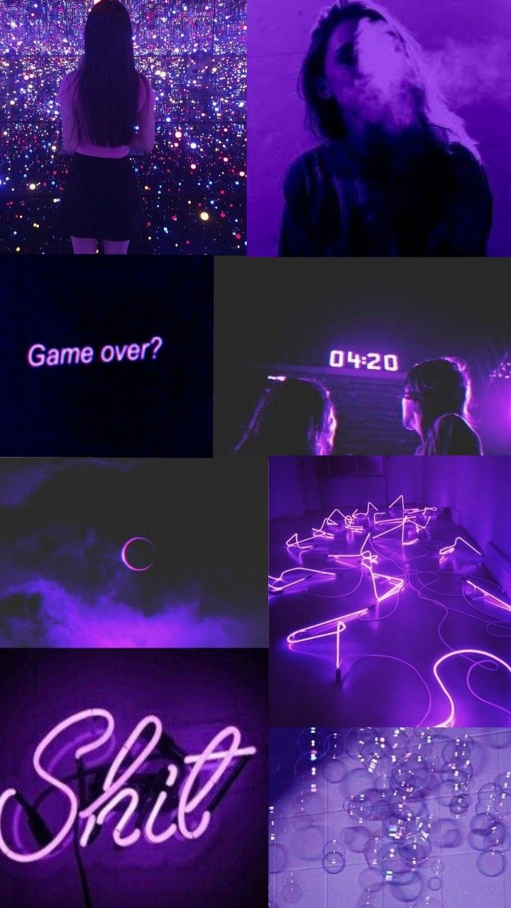 Purple And Black Aesthetic