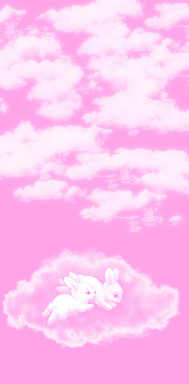 Pink Bunnies wallpaper