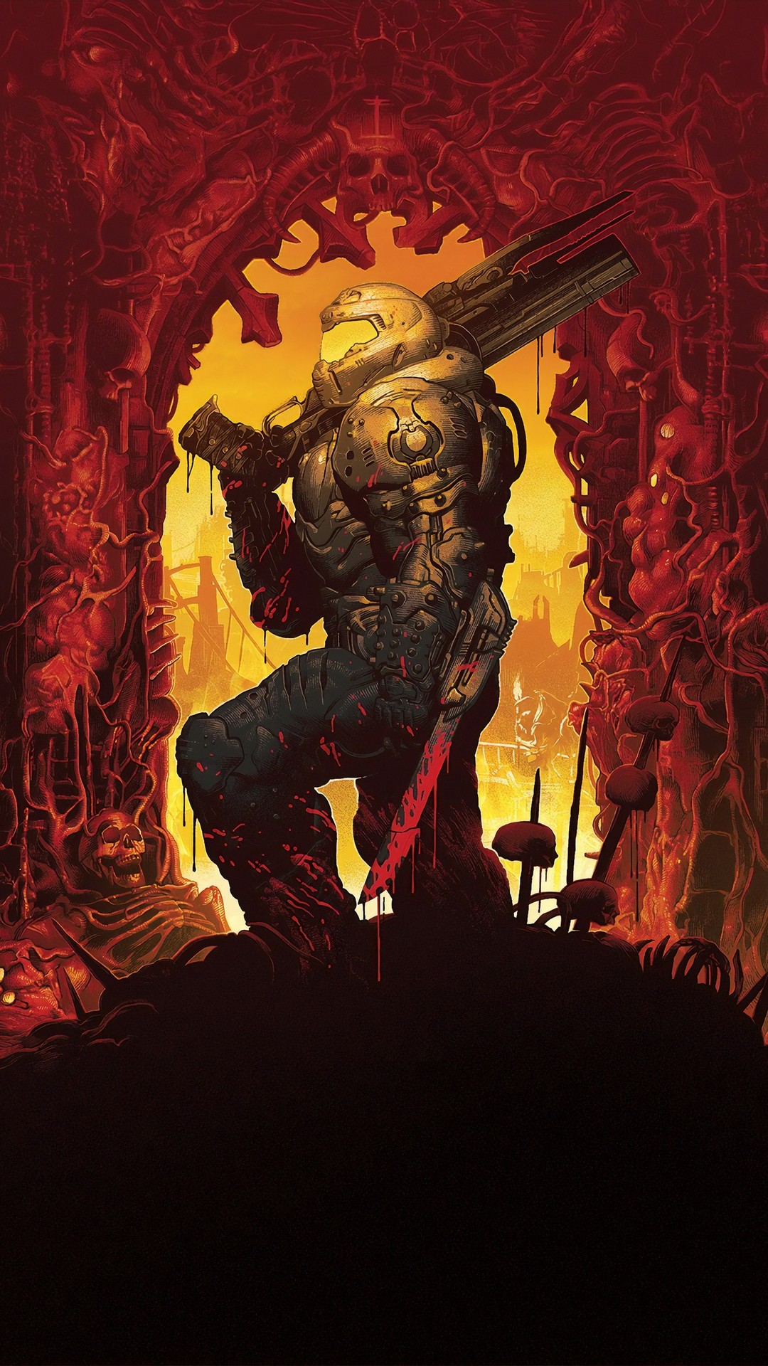 Doom Eternal iPhone Wallpaper
