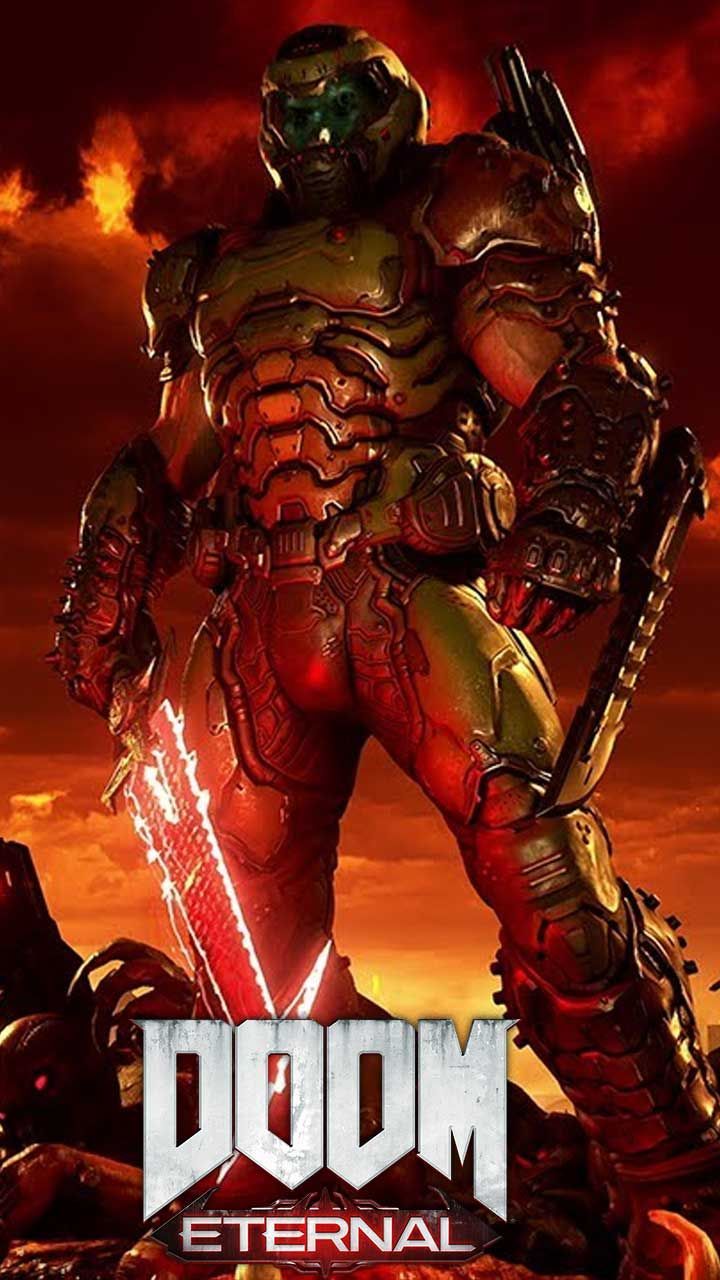 Doom eternal wallpaper phone background for free download. Doom game, Doom, Doom videogame