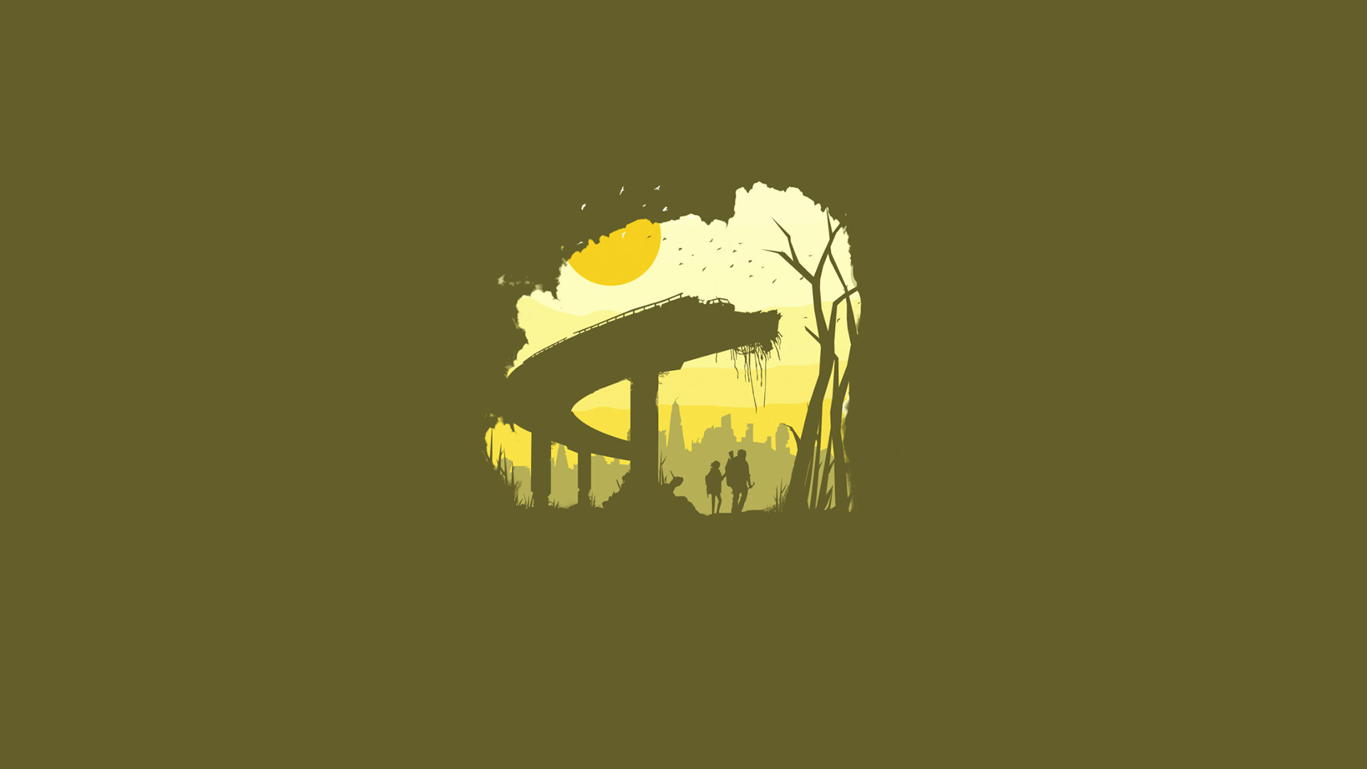 Minimalist Last of Us Wallpaper