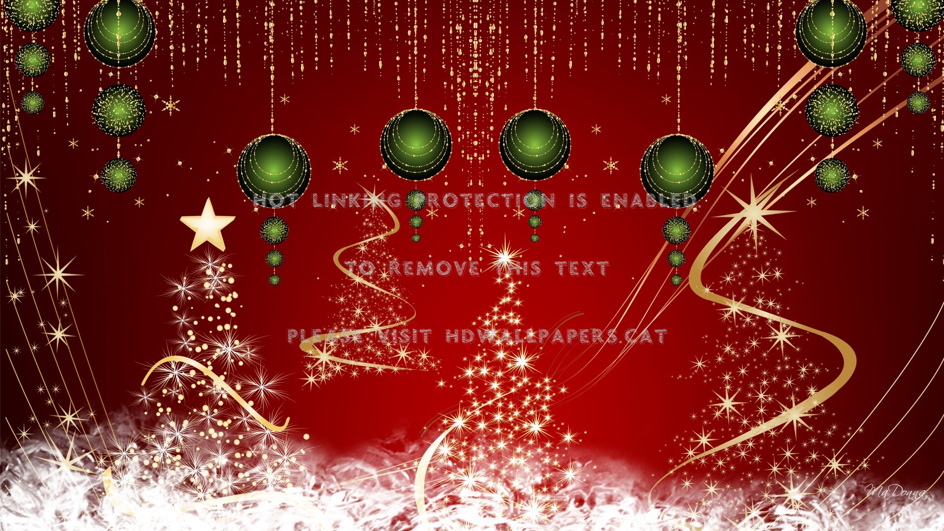 vintage christmas deluxe red decorations