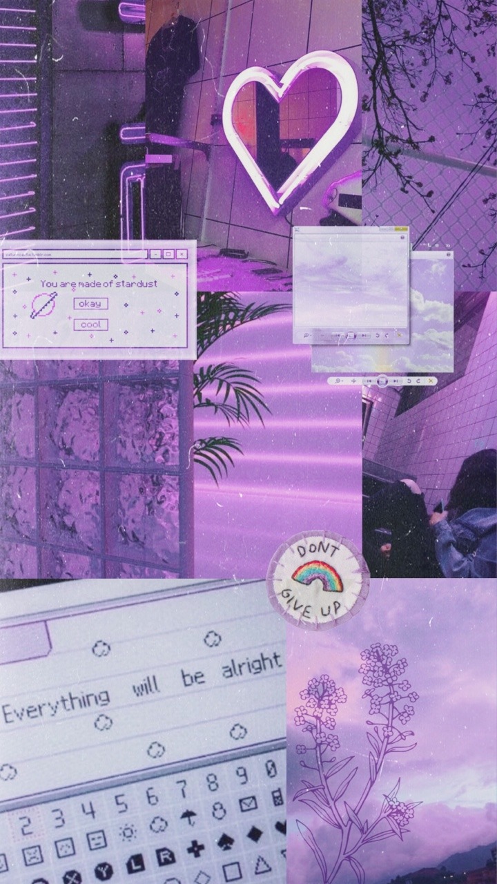 77 Wallpaper Aesthetic Warna Ungu Images - MyWeb