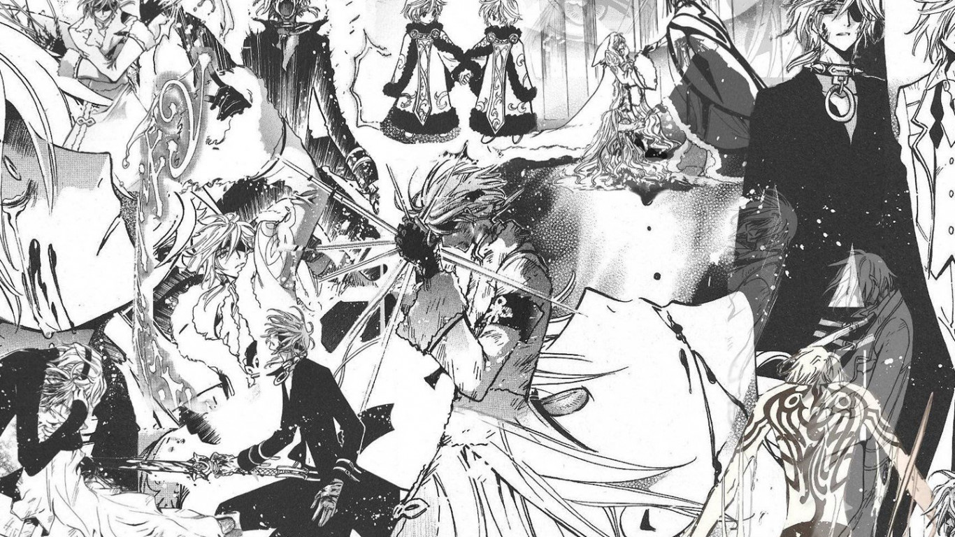 Anime Black And White Manga Series Background Wallpaper 105107