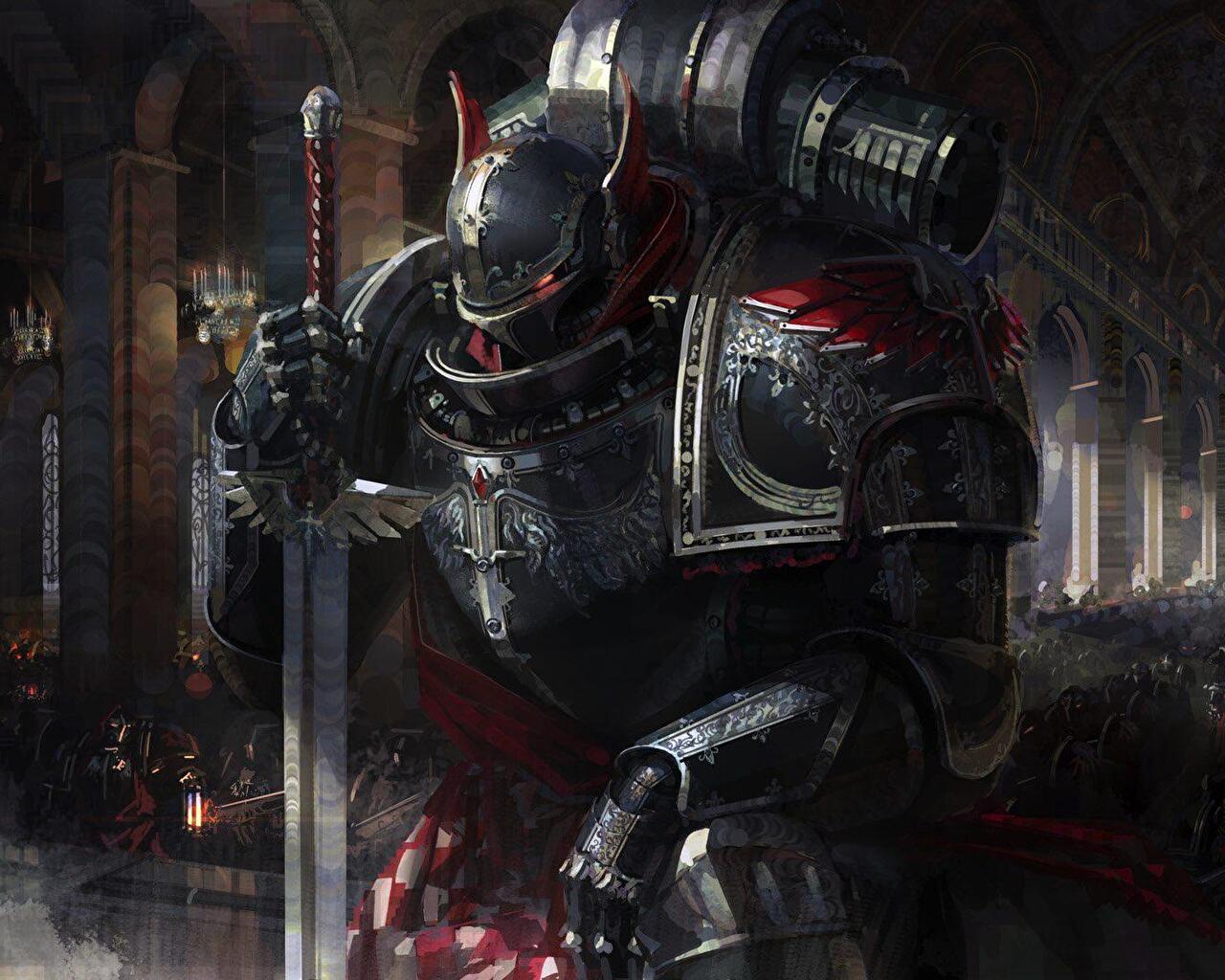 kneeling Knight [1920×1080]