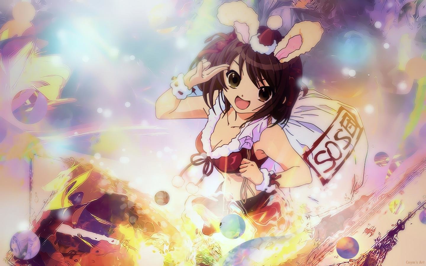 Christmas Anime wallpaper HD for desktop background