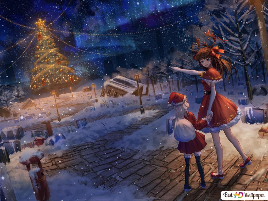 17++ Anime Christmas Wallpaper HD