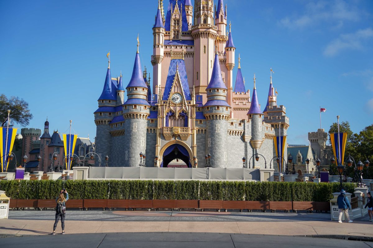 PHOTOS: Cinderella Castle Moat Continues to Drain, Stage Prepared in Anticipation of 50th Anniversary Makeover at Magic Kingdom News Today