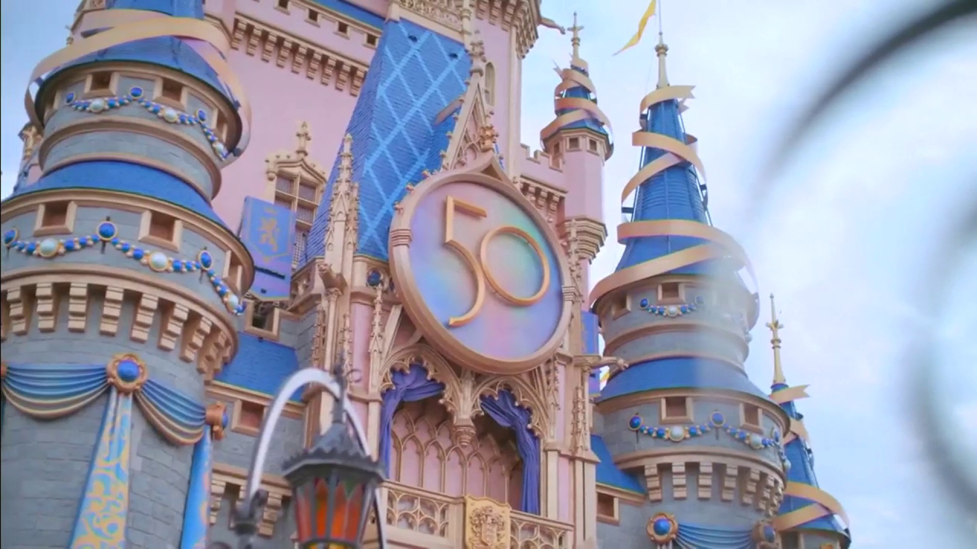 Cinderella Castle and more get the 'golden' treatment in honor of Disney World's 50th anniversary