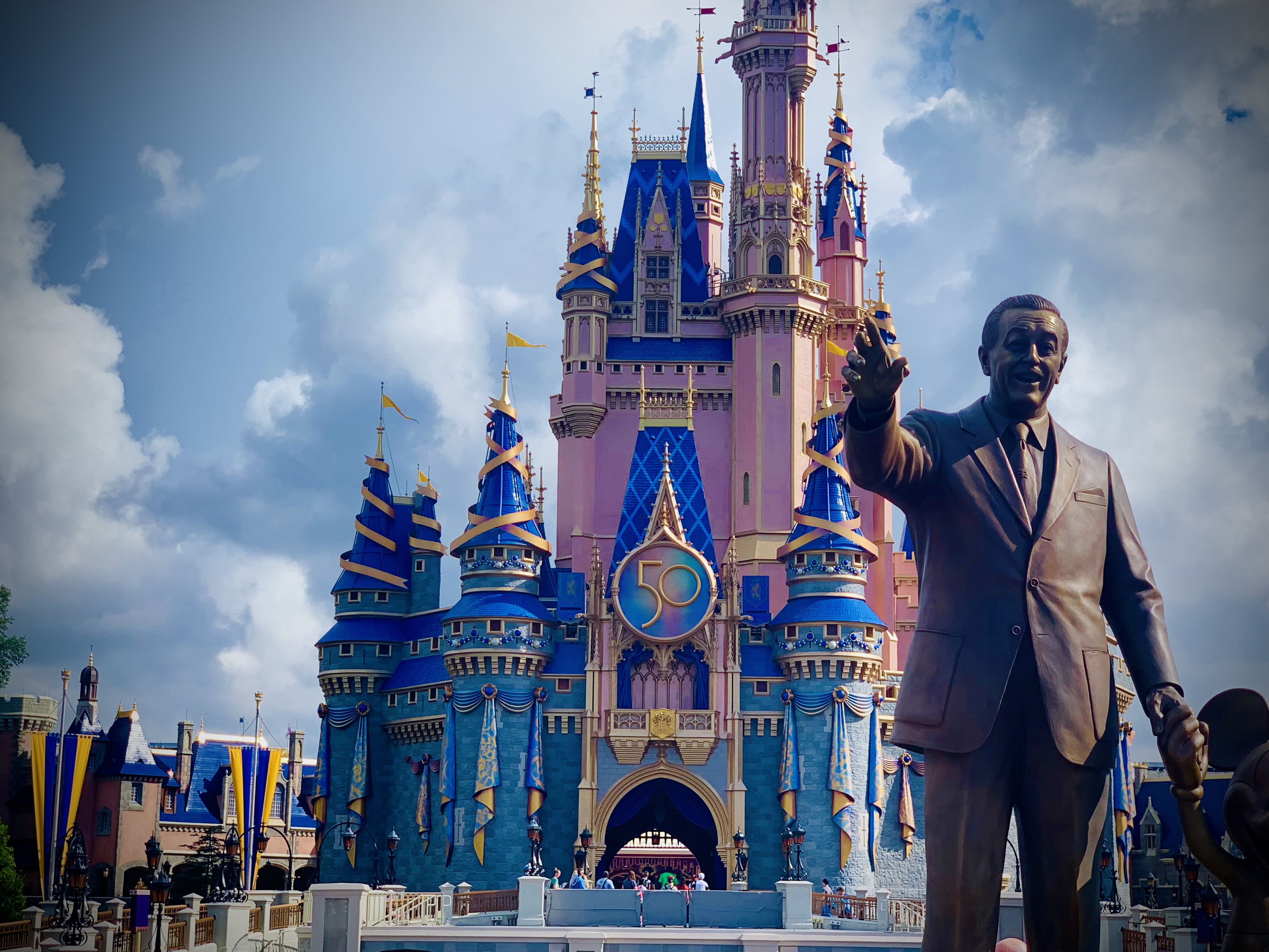 Hello 50: Disney adds celebratory crest to Cinderella Castle