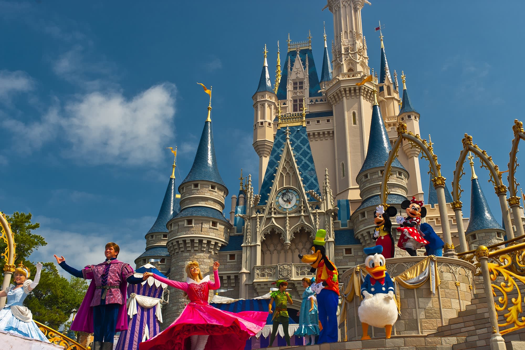 Inside the secret hotel suite at Cinderella's Castle in Disney World