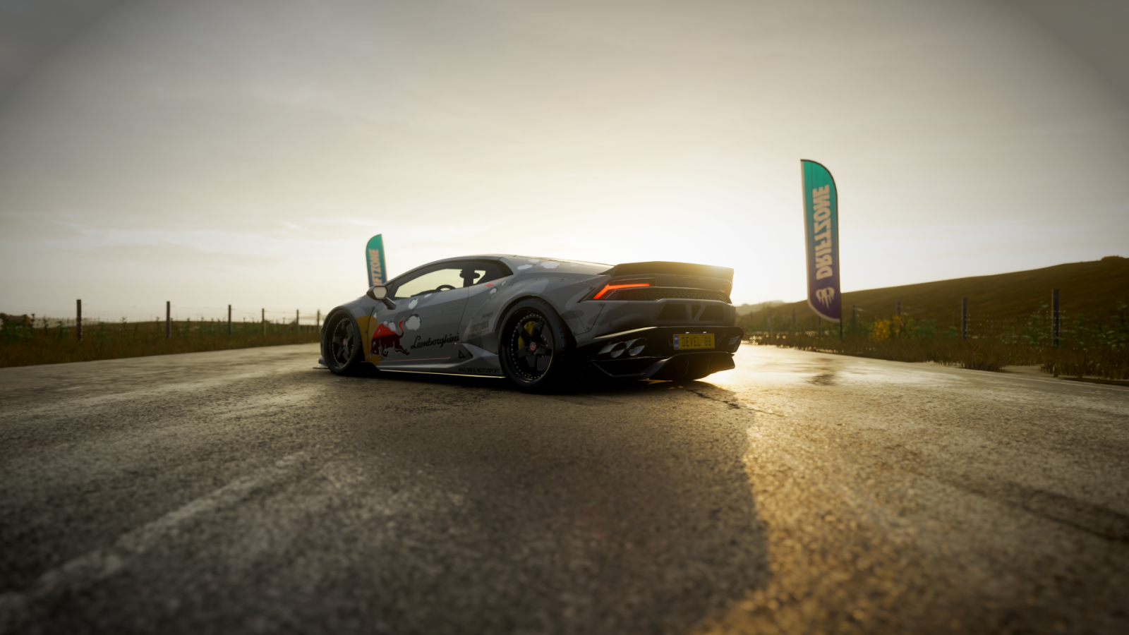 Wallpaper, Mad Mike, Lamborghini Huracan, Forza Horizon 4, car, huracan, drift 1920x1080