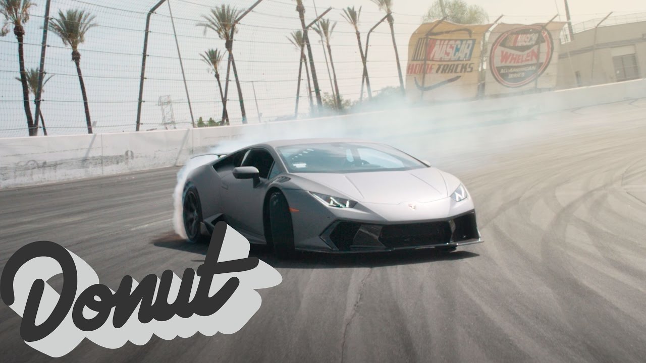 Making a Lamborghini, first test: drifting. #HuracanDrift