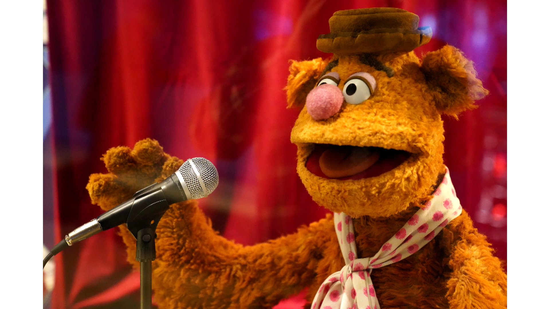 Muppet Show's Fozzie Bear Now On Exhibit At The National Comedy Center