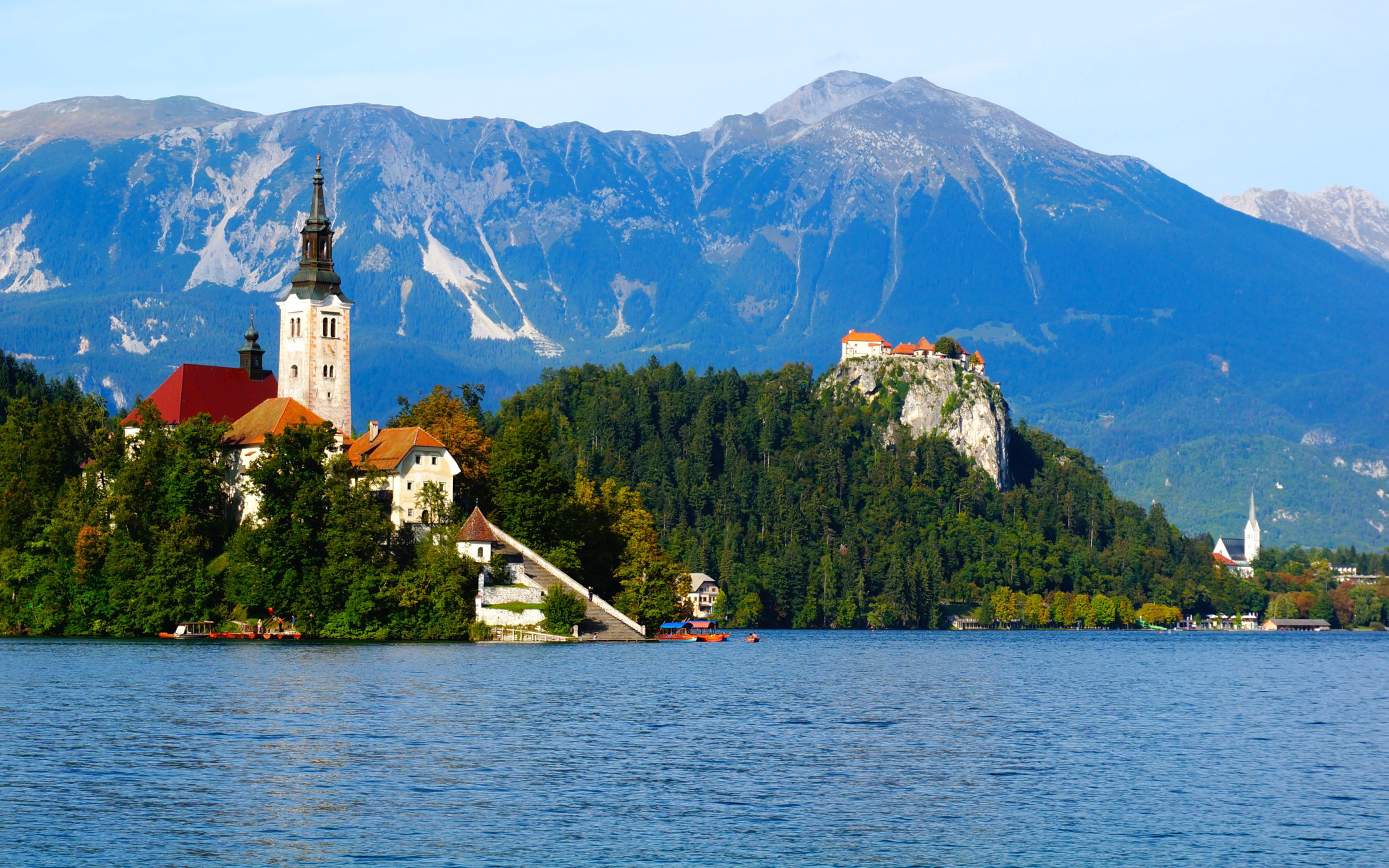 Lake Bled, Slovenia Wallpaper HD 0974, Wallpaper13.com
