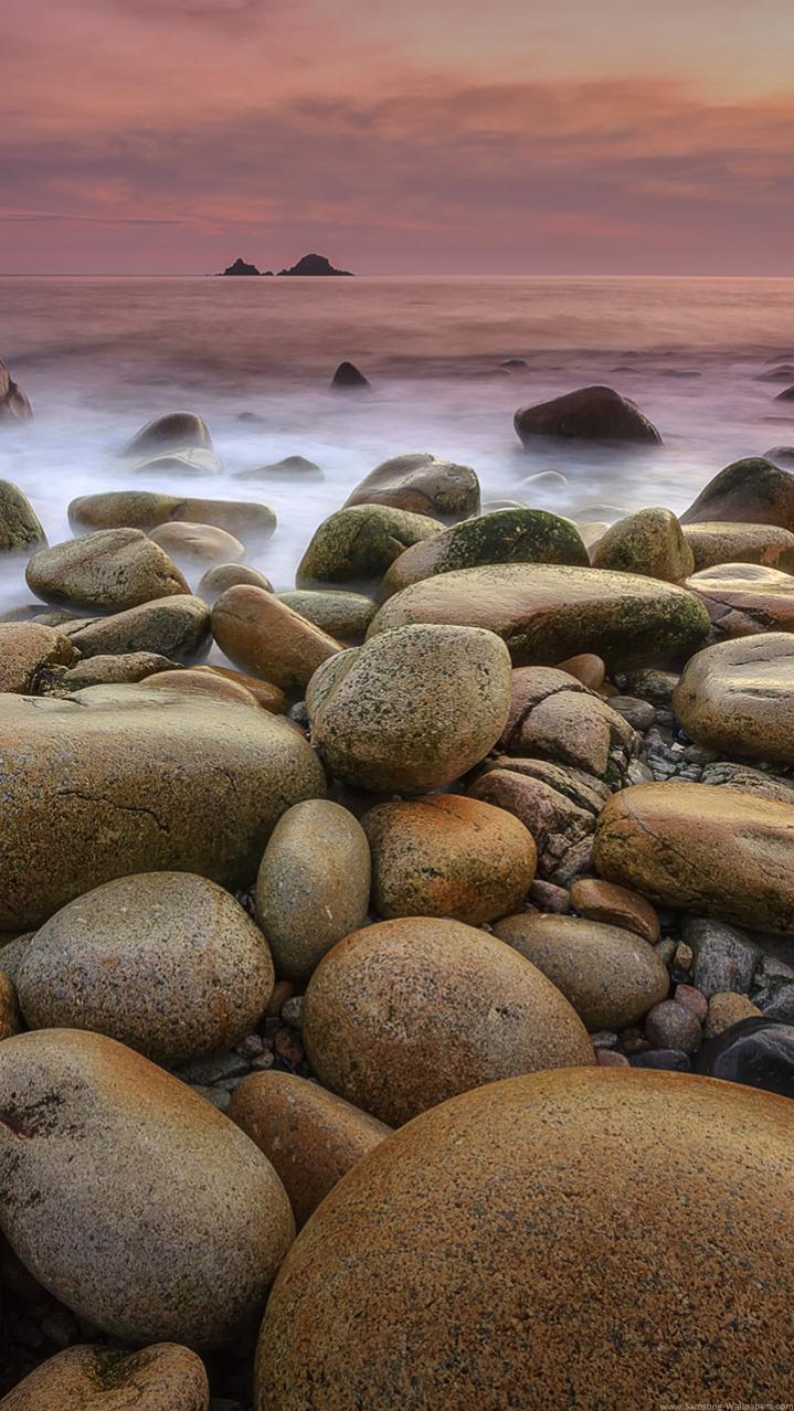 very nice wallpaper hd, pebble, rock, shore, coast, sky, sea, boulder, calm, horizon, coastal and oceanic landforms