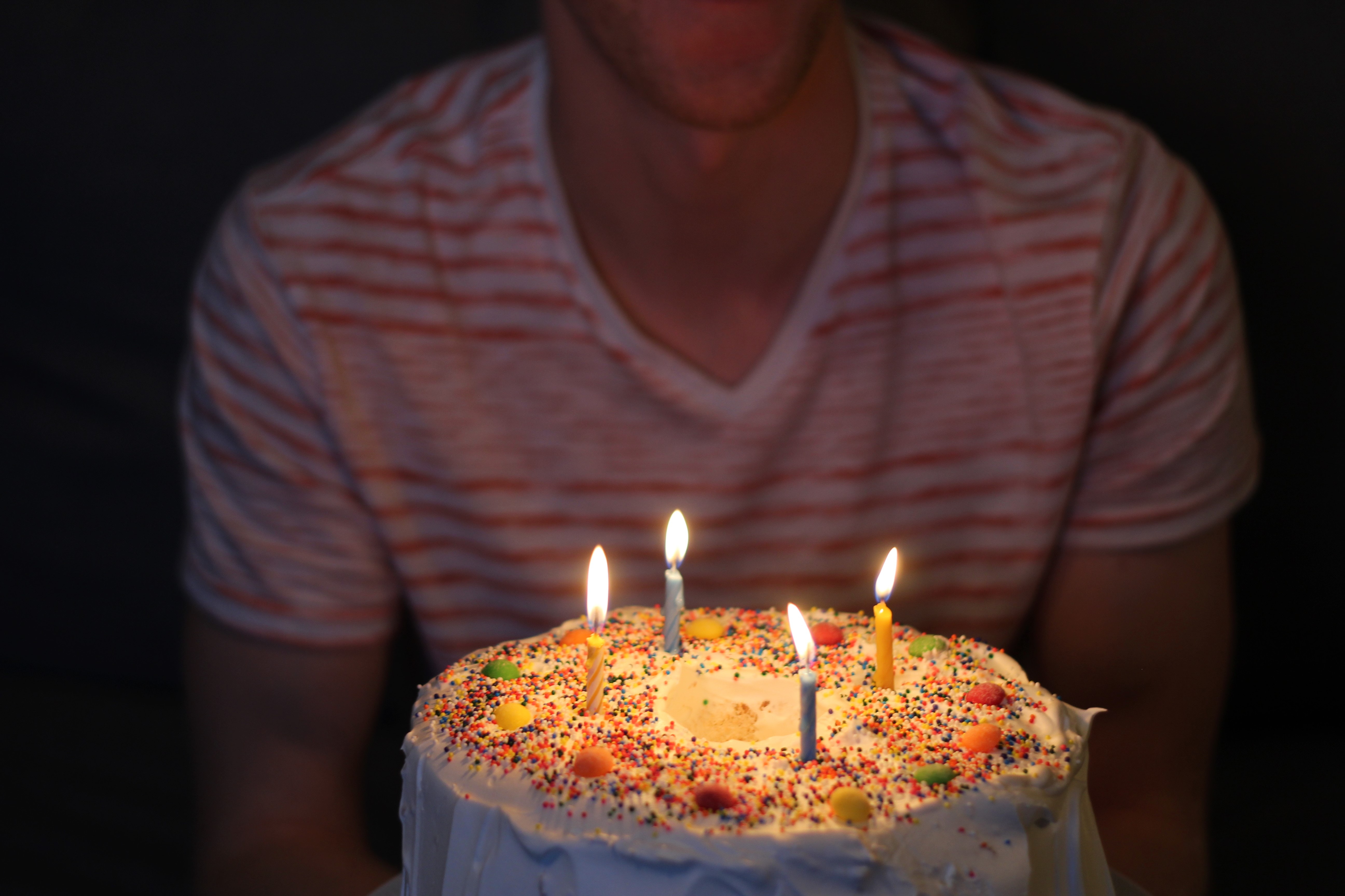 5184x3456 #celebration, #male, #dessert, #cake, #happy, #birthday cake, #Free , #flame, year, #sprinkles, #birhday, #sugar, #age, #person, #candle, #boy, #birthday, #celebrate, #dark HD Wallpaper