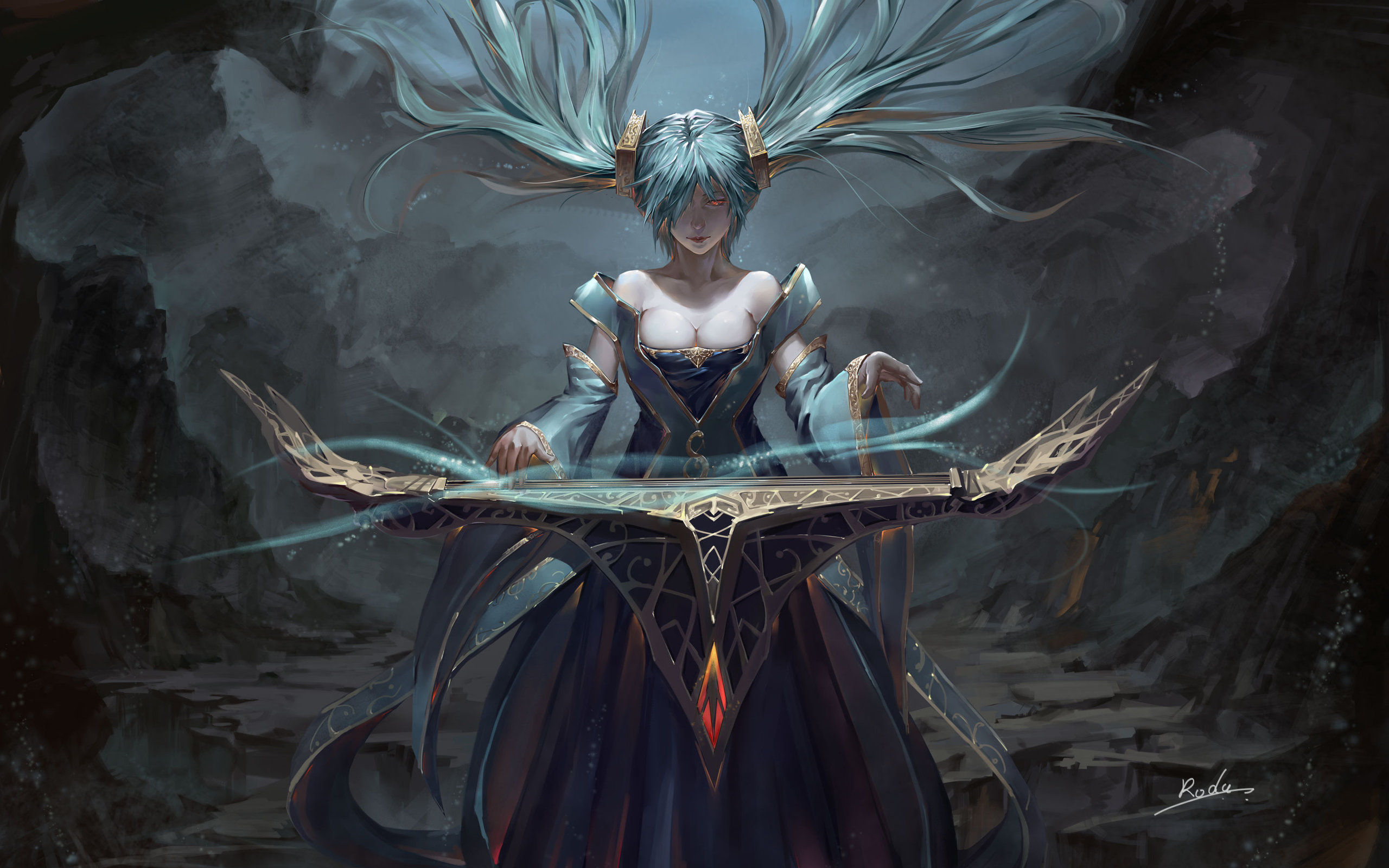 Sona (League Of Legends) wallpaper HD for desktop background