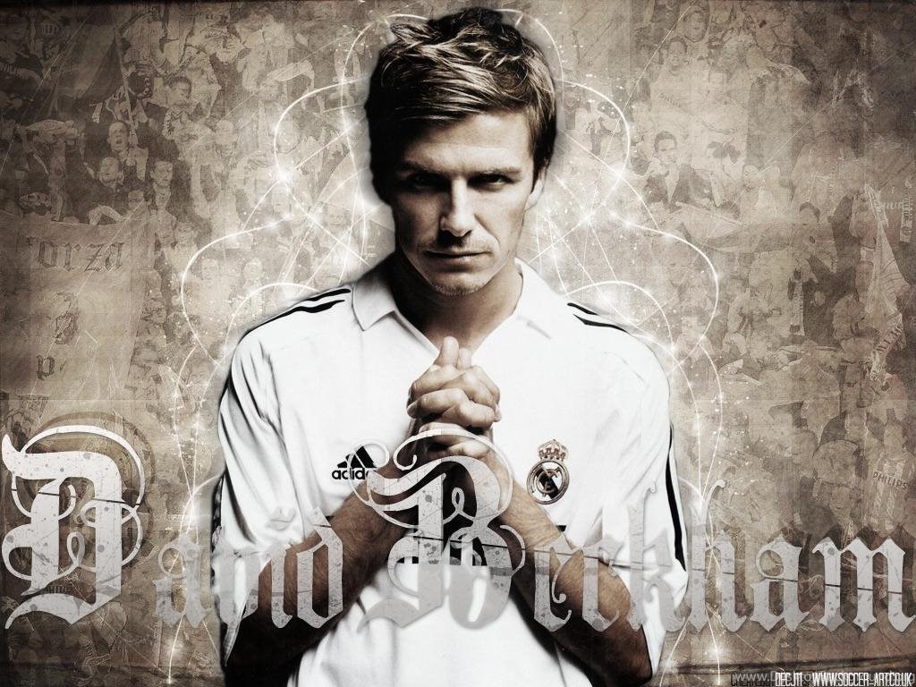 Download Wallpaper David Beckham Real Madrid FC Wallpaper. Desktop Background