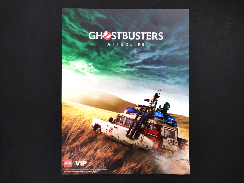 LEGO Ghostbusters: Afterlife Poster GWP Item Brick Fan