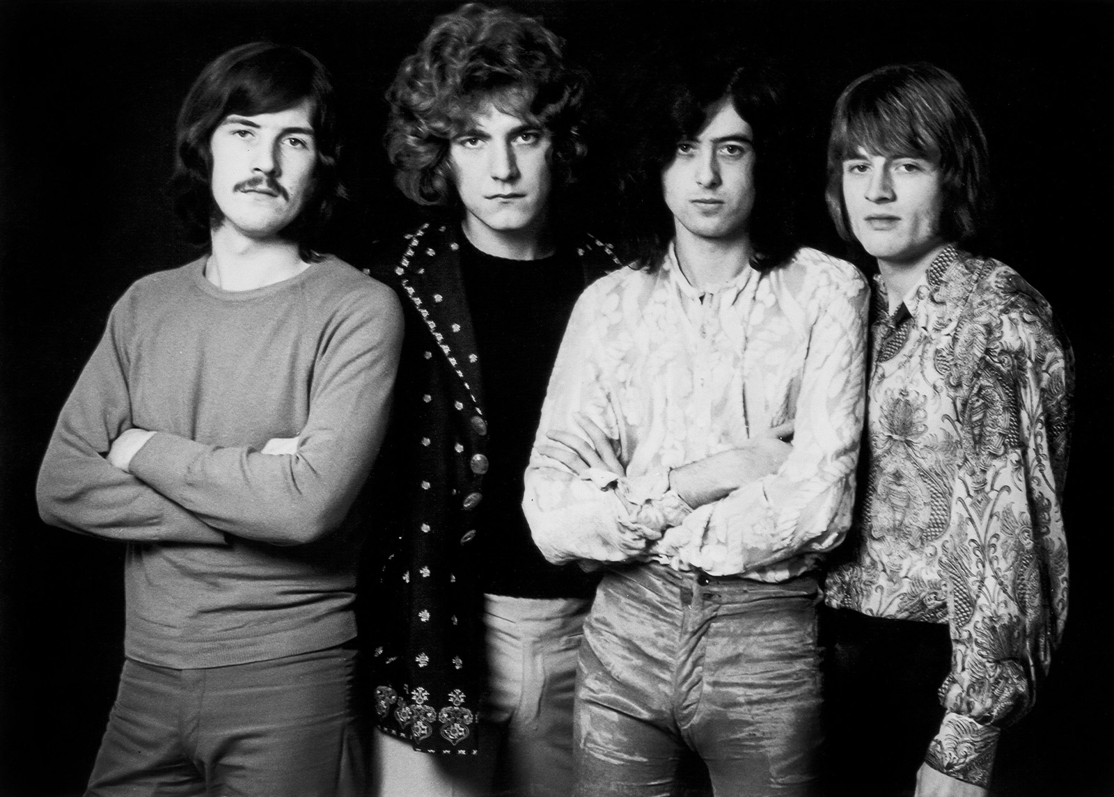 Rare and unseen photo of Led Zeppelin