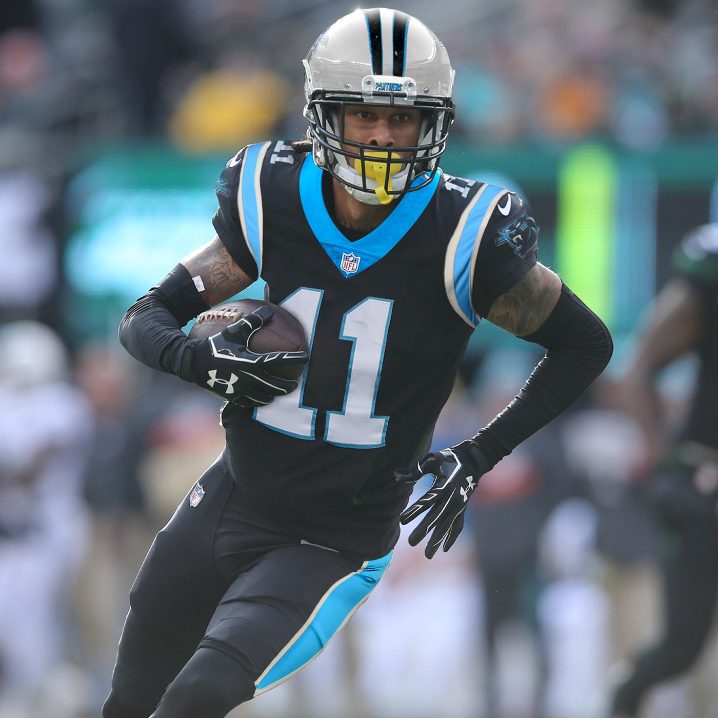 Download Carolina Panthers Robby Anderson Wallpaper