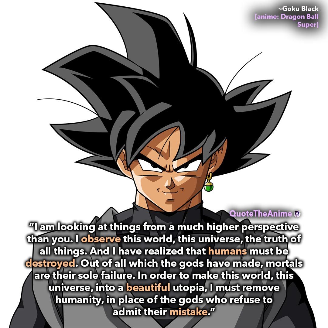 BEST Dragon Ball Quotes (Wallpaper). QTA. Dragon ball, Goku black, Dragon ball art