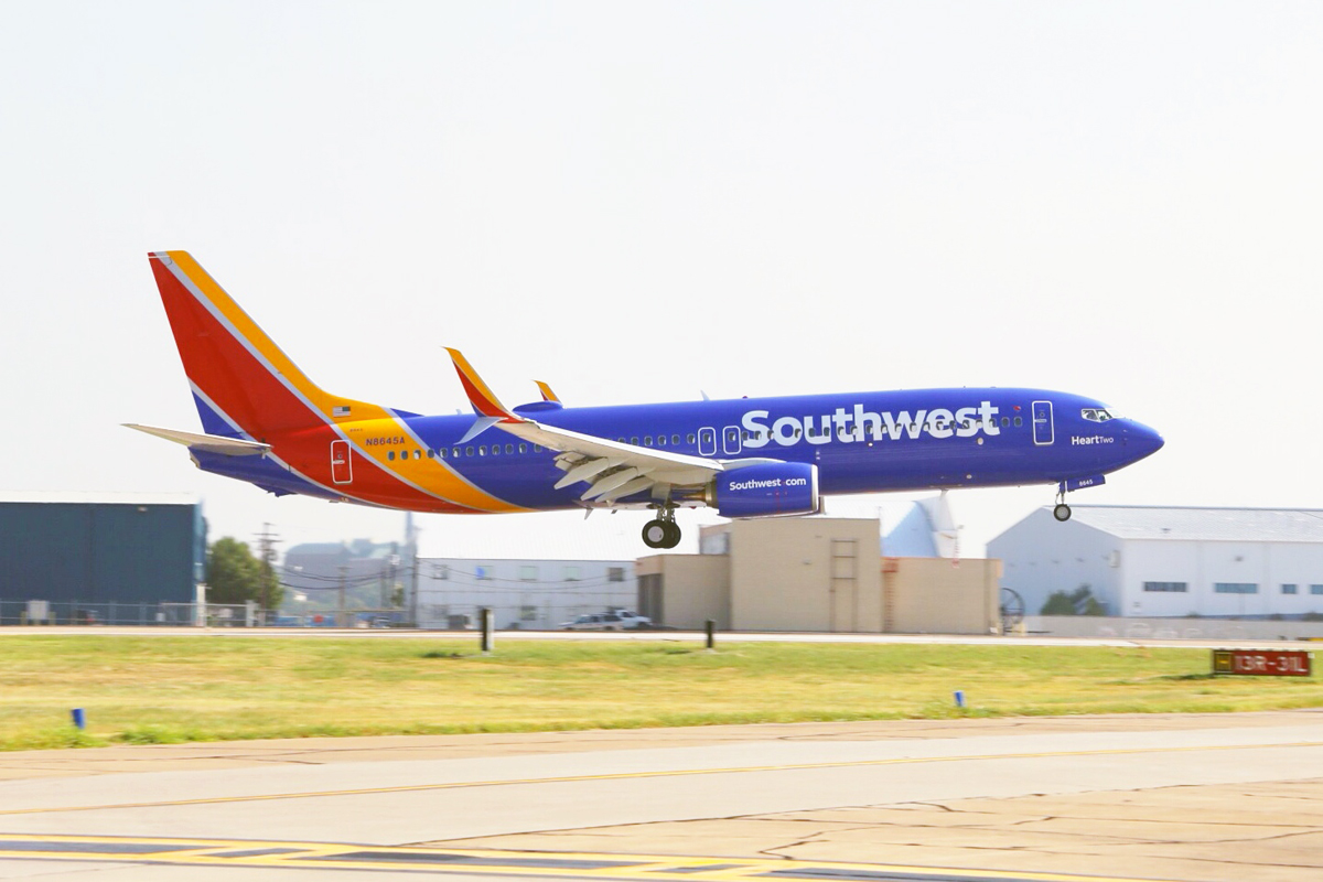 Southwest Airlines 737 800 HD Wallpaper