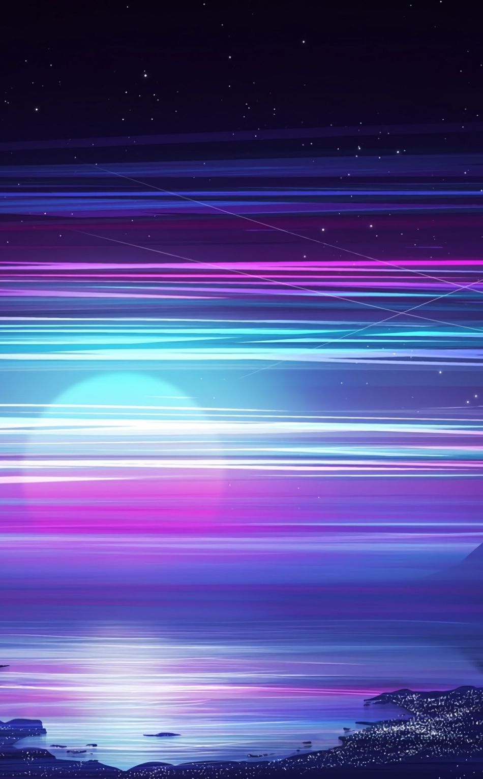 Synthwave, sky, colorful, motion blur, night wallpaper. Wallpaper, Synthwave, Love wallpaper