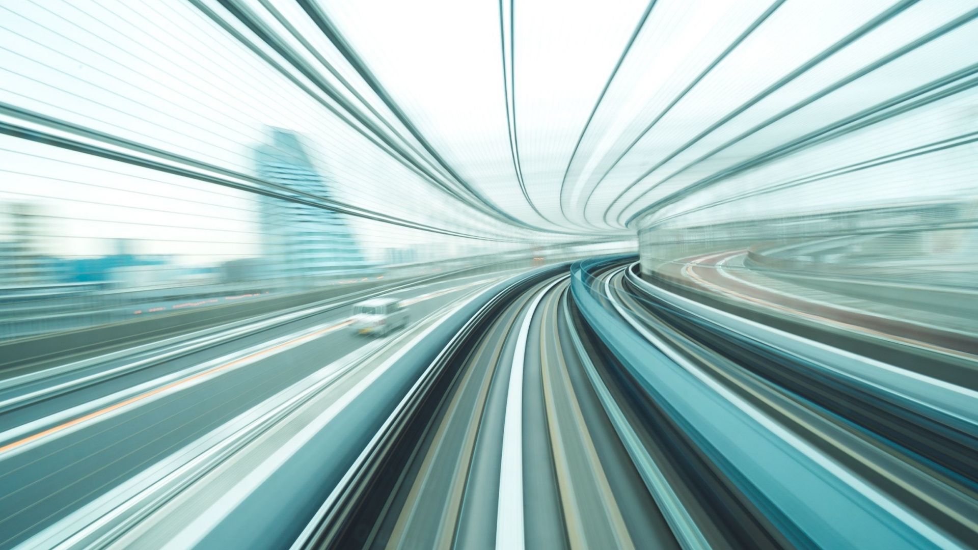 Desktop wallpaper freeway, motion blur, road, HD image, picture, background, 8f5c57