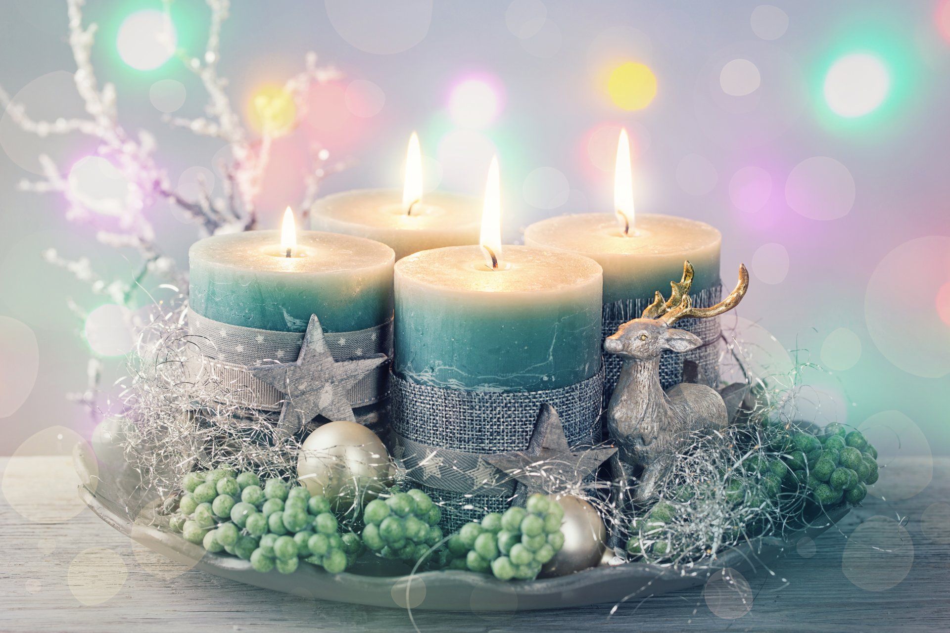 Holiday Christmas Candle Wallpaper. Candles wallpaper, Christmas candles, Christmas desktop wallpaper