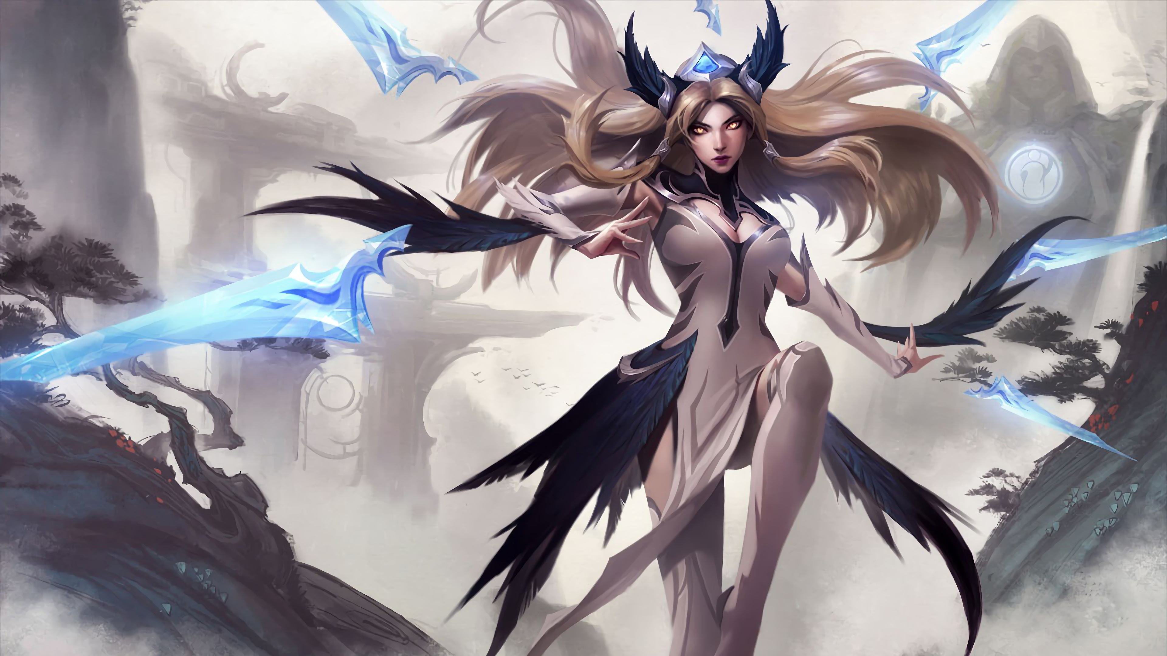 Invictus Gaming Irelia Splash Art LoL 4K Wallpaper