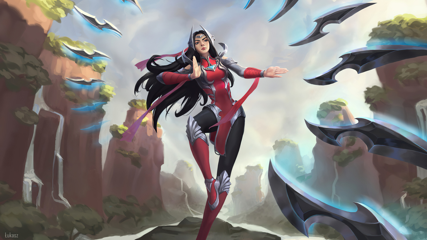 Irelia League Of Legends Fan Art 4k 1366x768 Resolution HD 4k Wallpaper, Image, Background, Photo and Picture