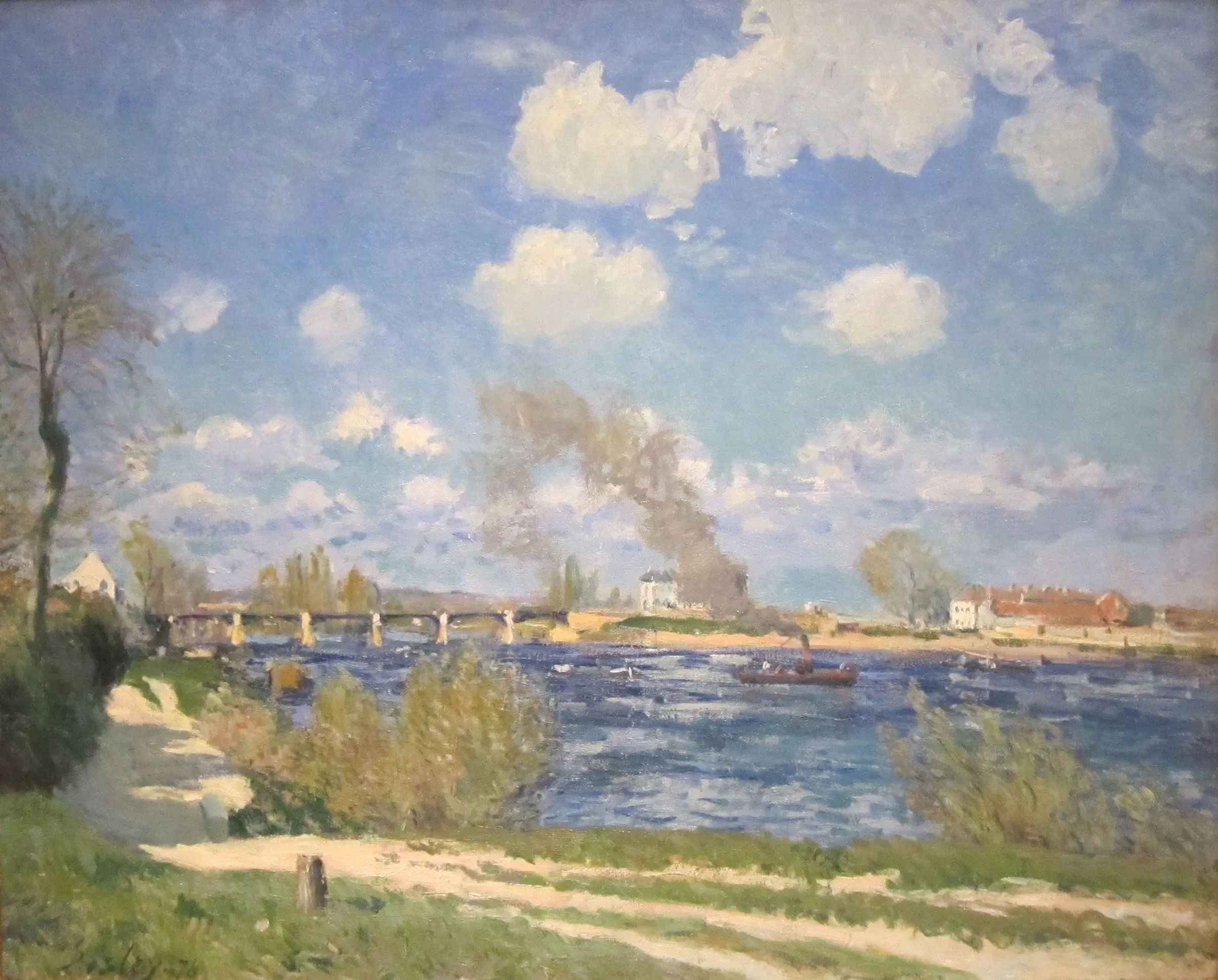 Bougival' by Alfred Sisley, Cincinnati