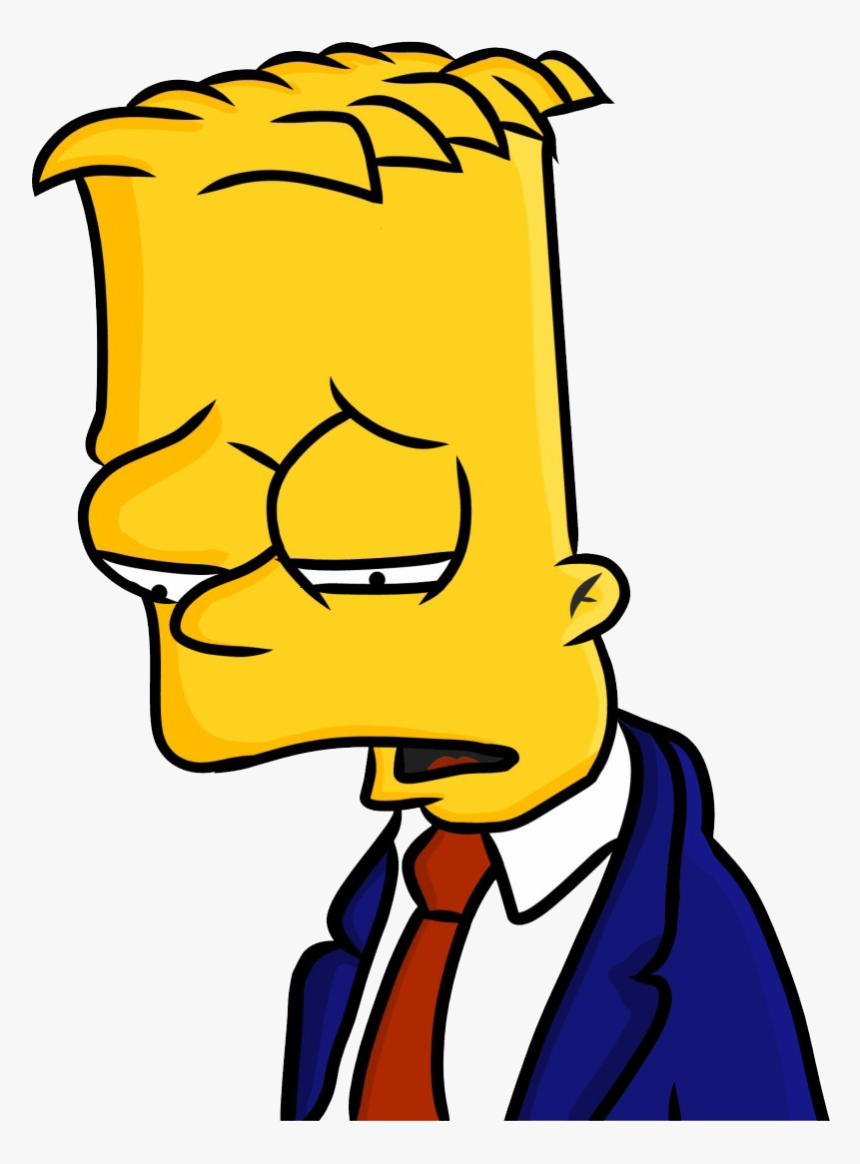 Sad Boy Png File Bart Simpson Sad, Transparent Png, Transparent Png Image