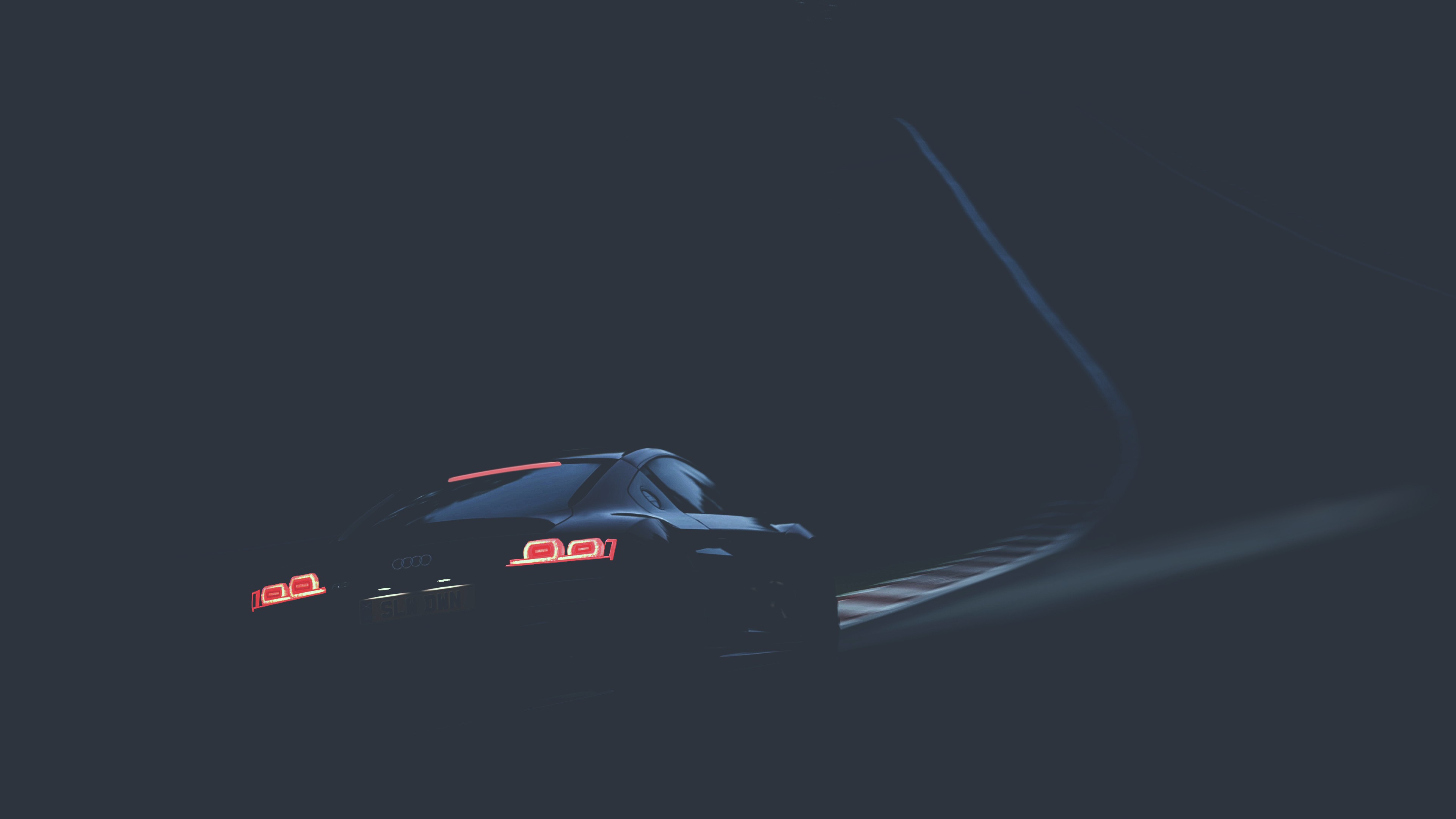 Wallpaper 4k Audi R8 Tail Lights Wallpaper