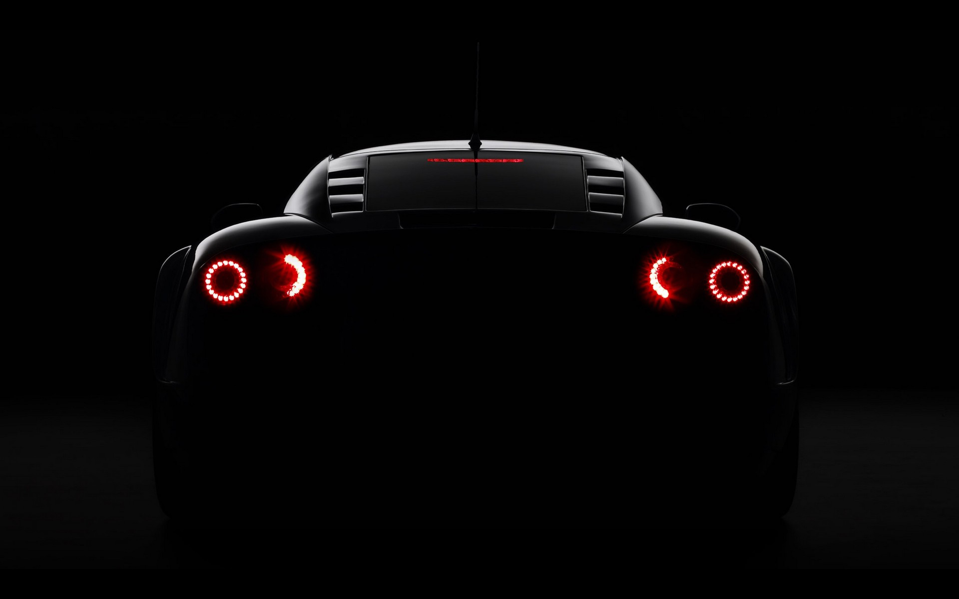 Supercar rear lights wallpaperx1200