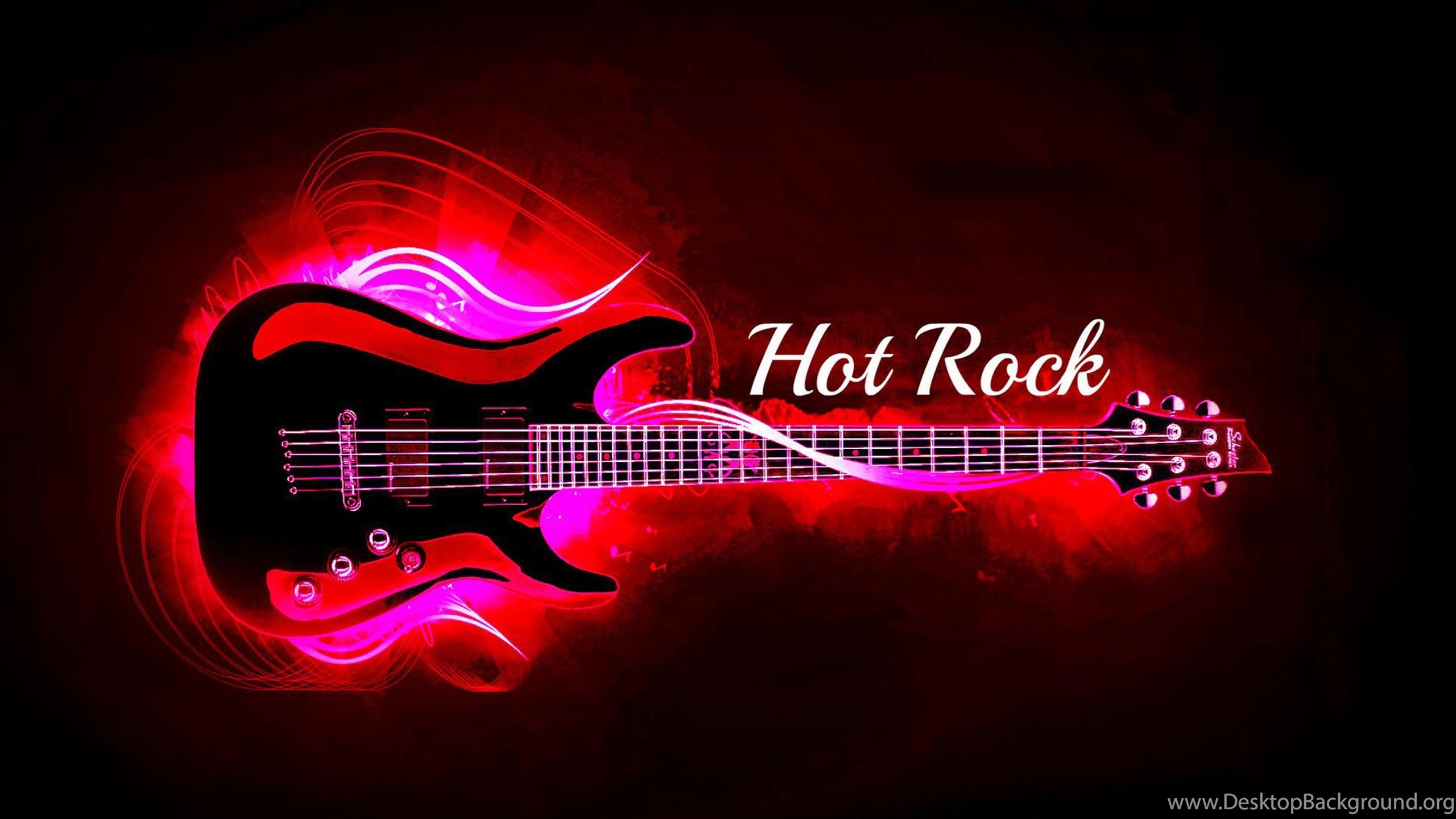 Hot Rock Guitar Wallpaper, music HD Wallpaper, digital Guitar Wallpaper HD