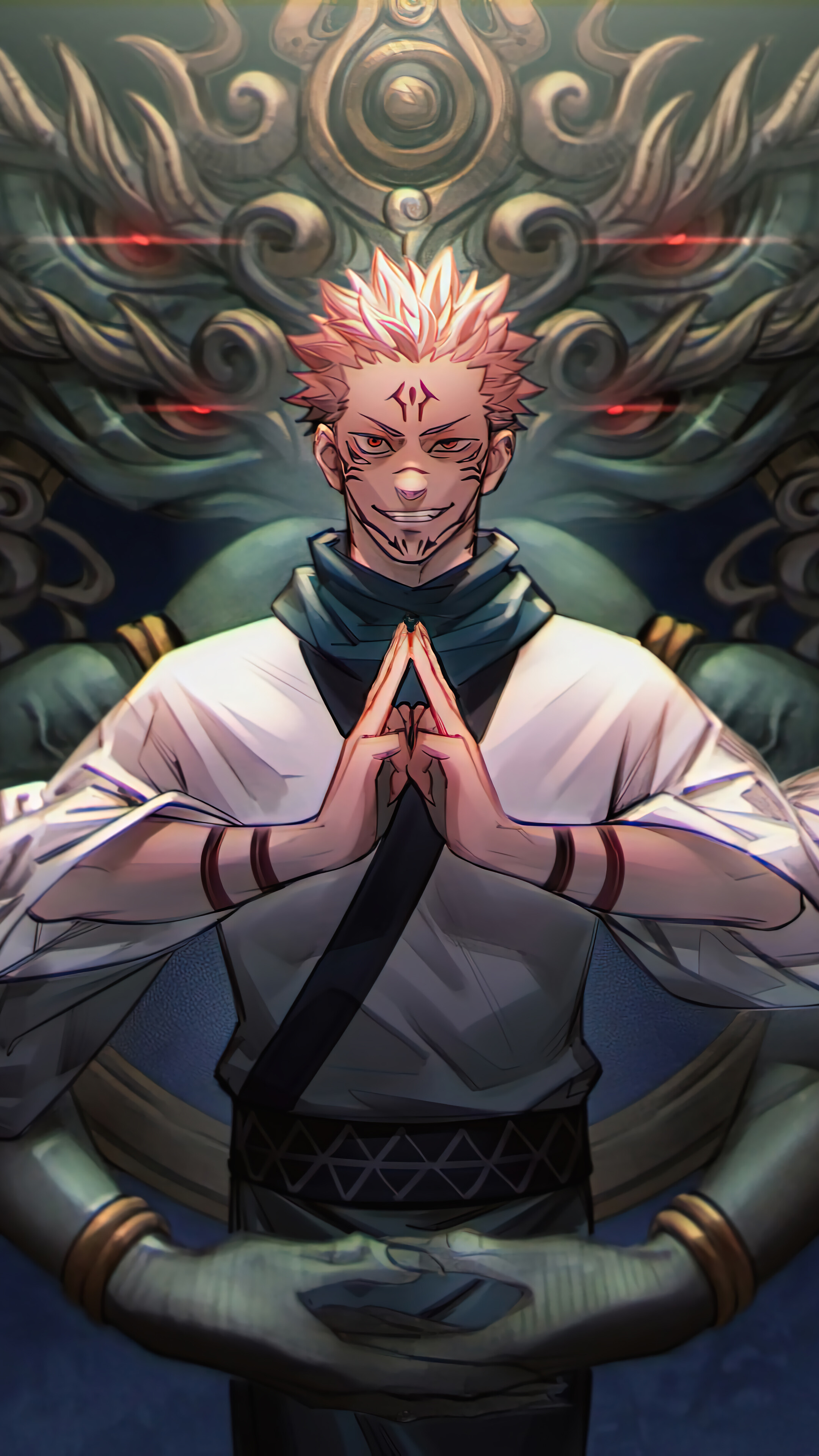 Sukuna Domain Expansion Hand Sign