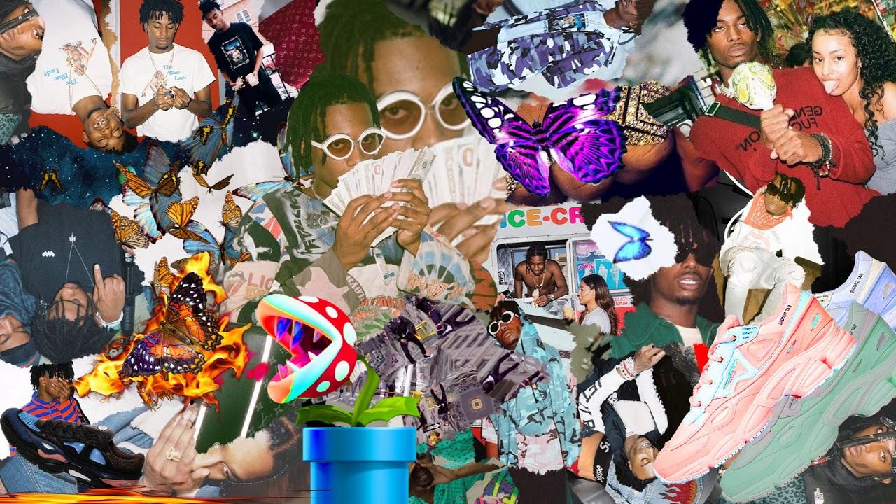 Playboi Carti Computer Cartoon Wallpaper