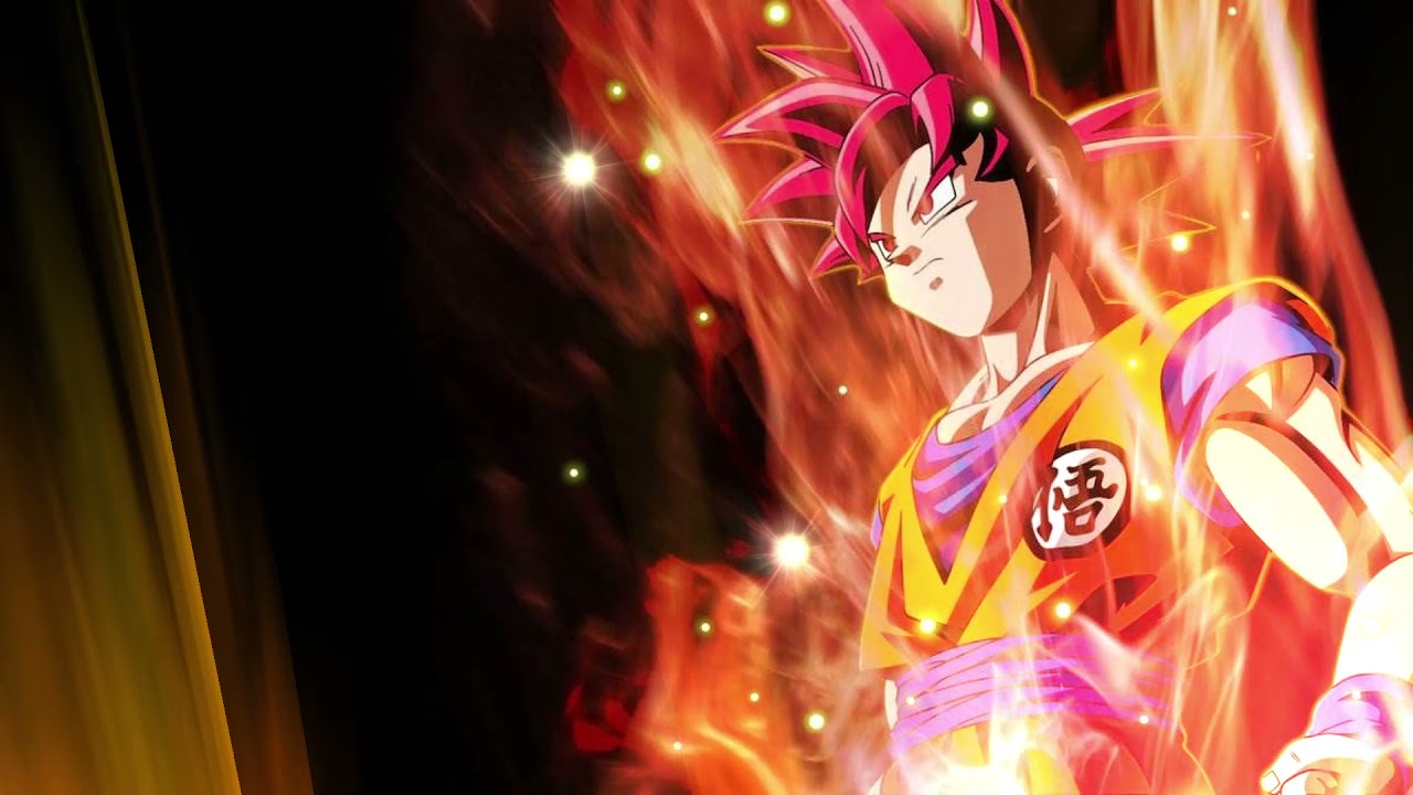 Super Saiyan God Goku animated wallpaper for Desktop