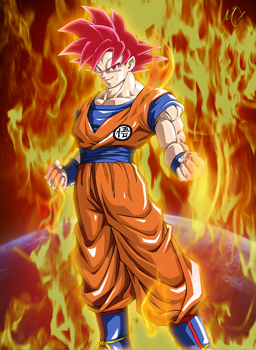 Goku God Wallpaper iPhone Super Saiyan God