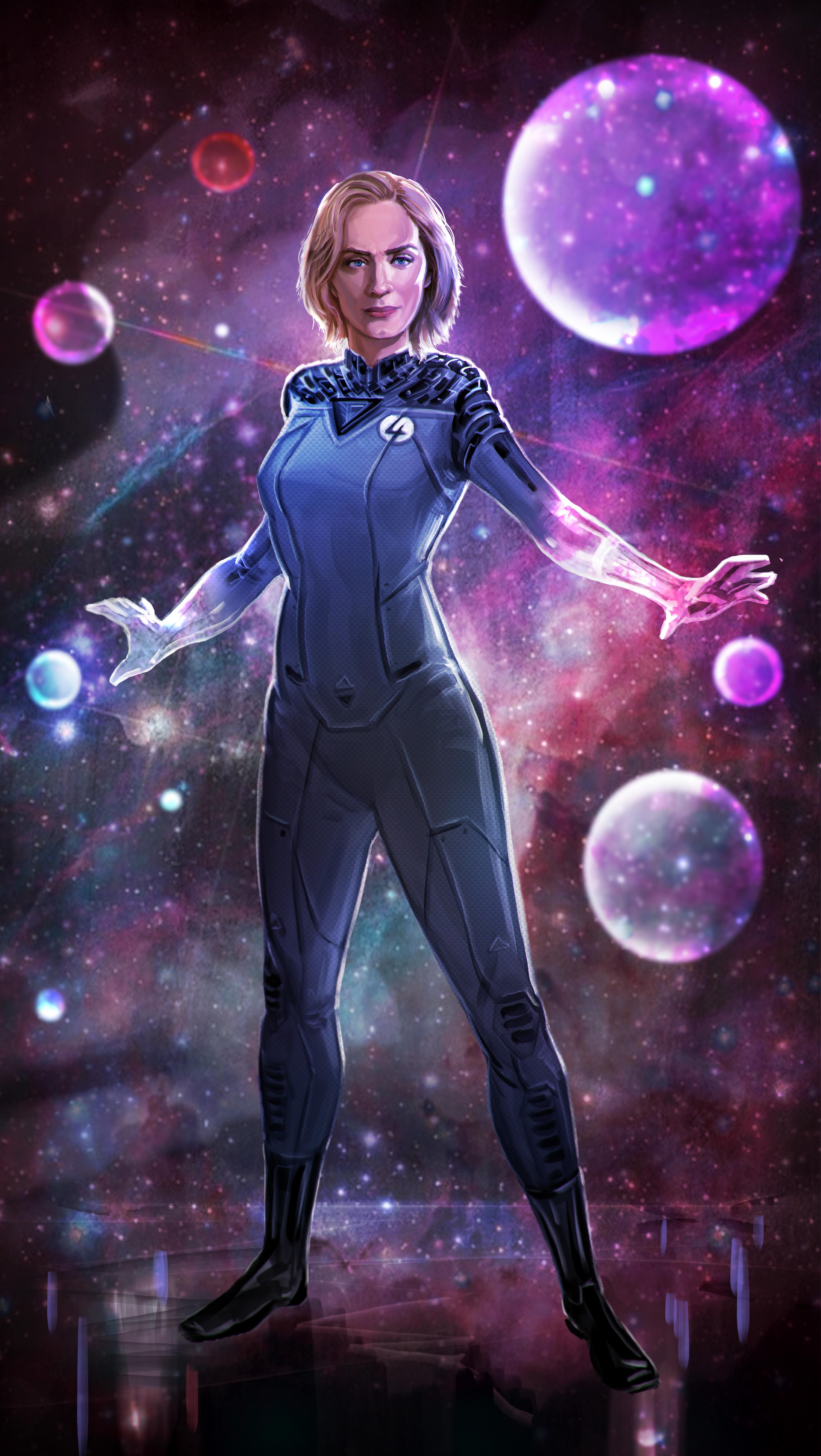 Emily Blunt as Sue Storm fan artwork. Thanks for all the feedback everyone!!!. Fantastic four marvel, Marvel art, Marvel heroes