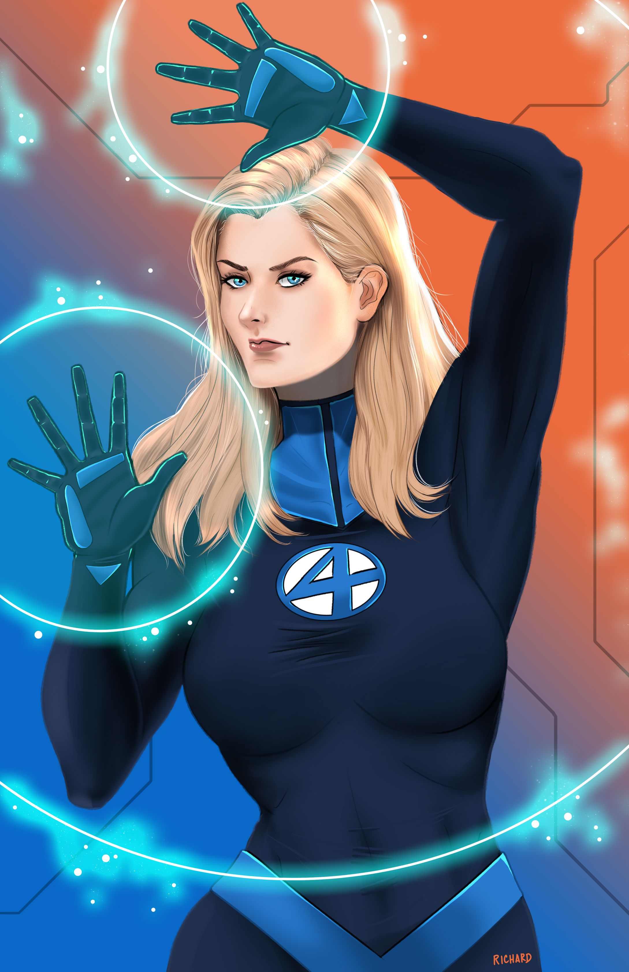 Marvel's Susan Storm / Richards of The Fantastic 4. Invisible woman, Marvel girls, Marvel women