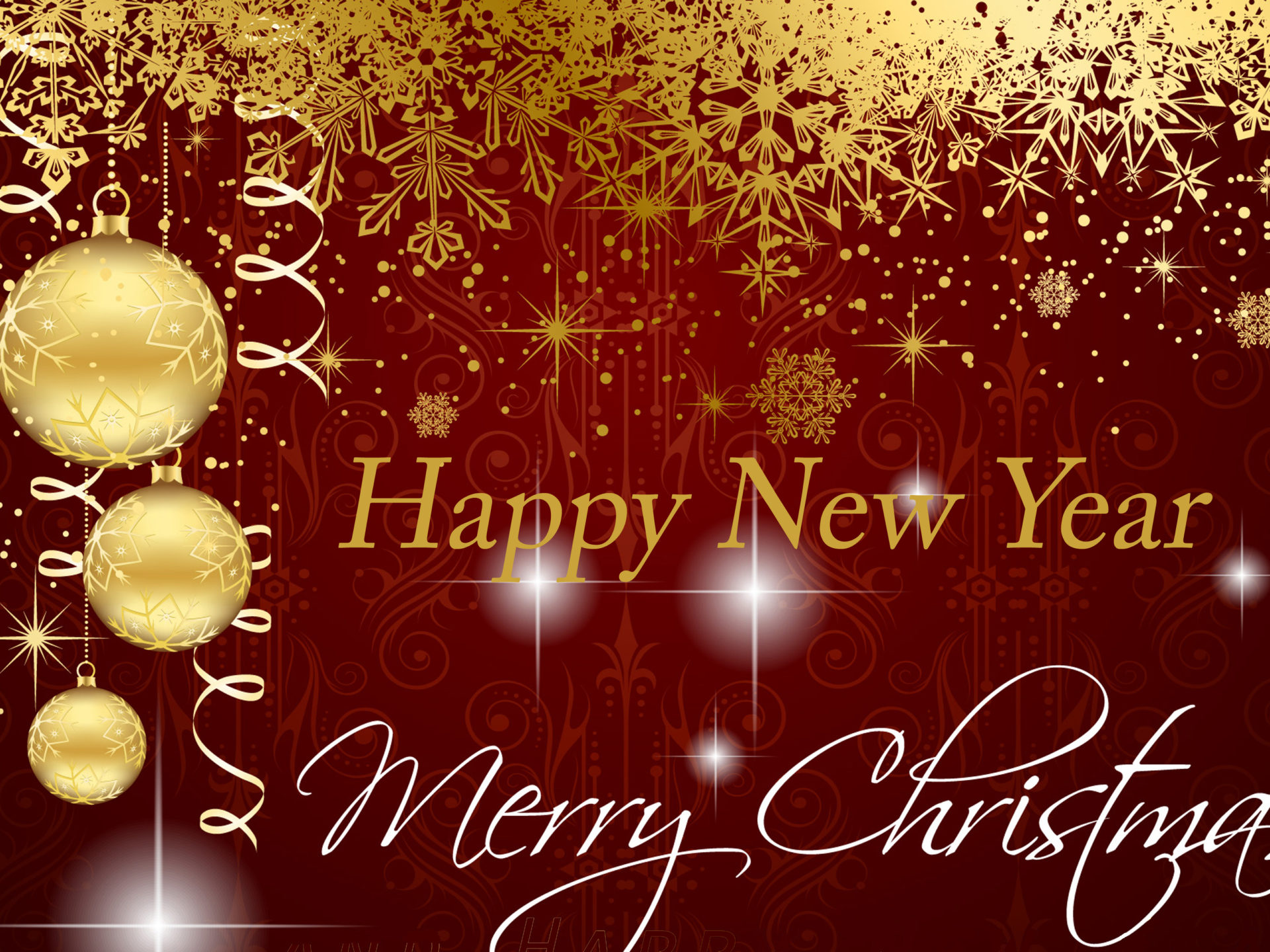 Merry Christmas Gold Wallpapers - Wallpaper Cave