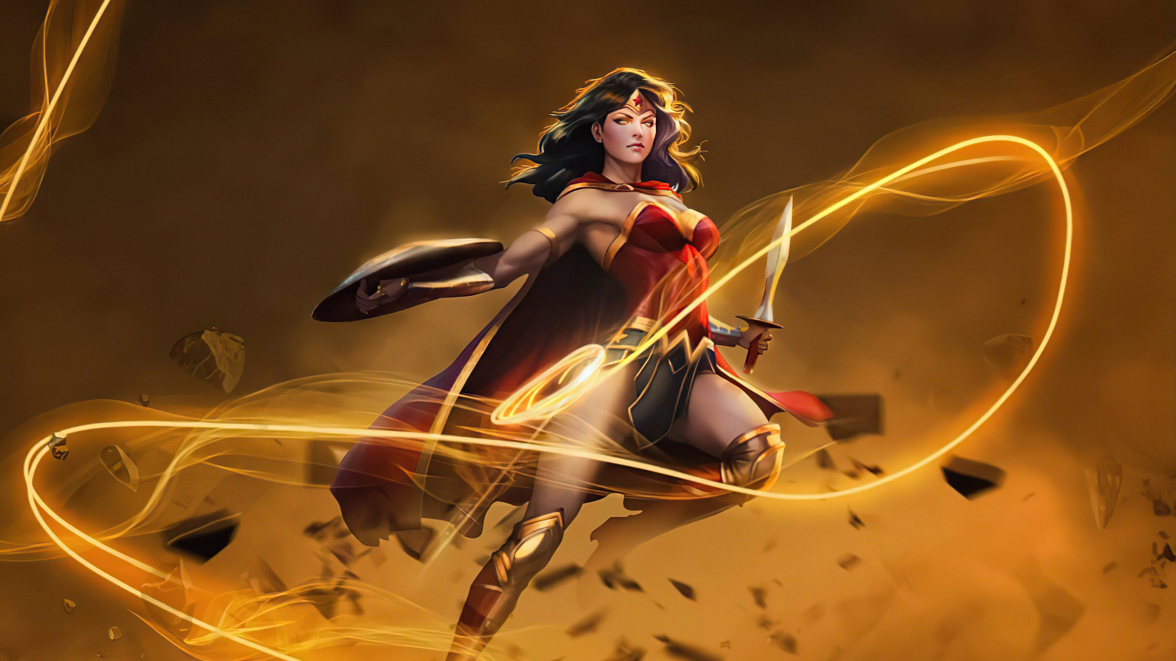 Wonder Woman Ability 4K HD Superheroes Wallpaper