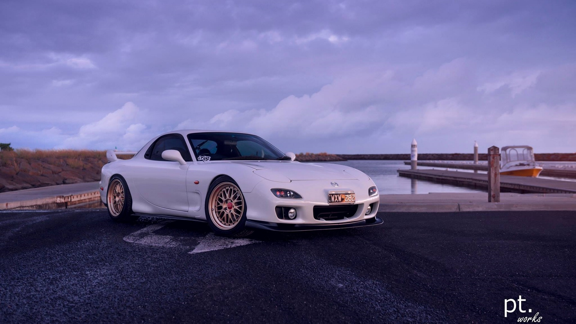 White Rx7 Fc 91 Wallpapers Wallpaper Cave